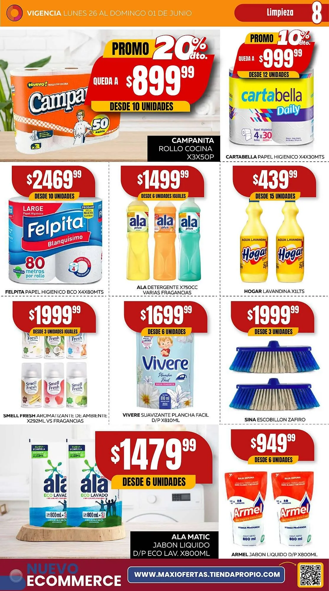 Ofertas de Catálogo Maxi Ofertas 26 de mayo al 1 de junio 2025 - Página 8 del catálogo