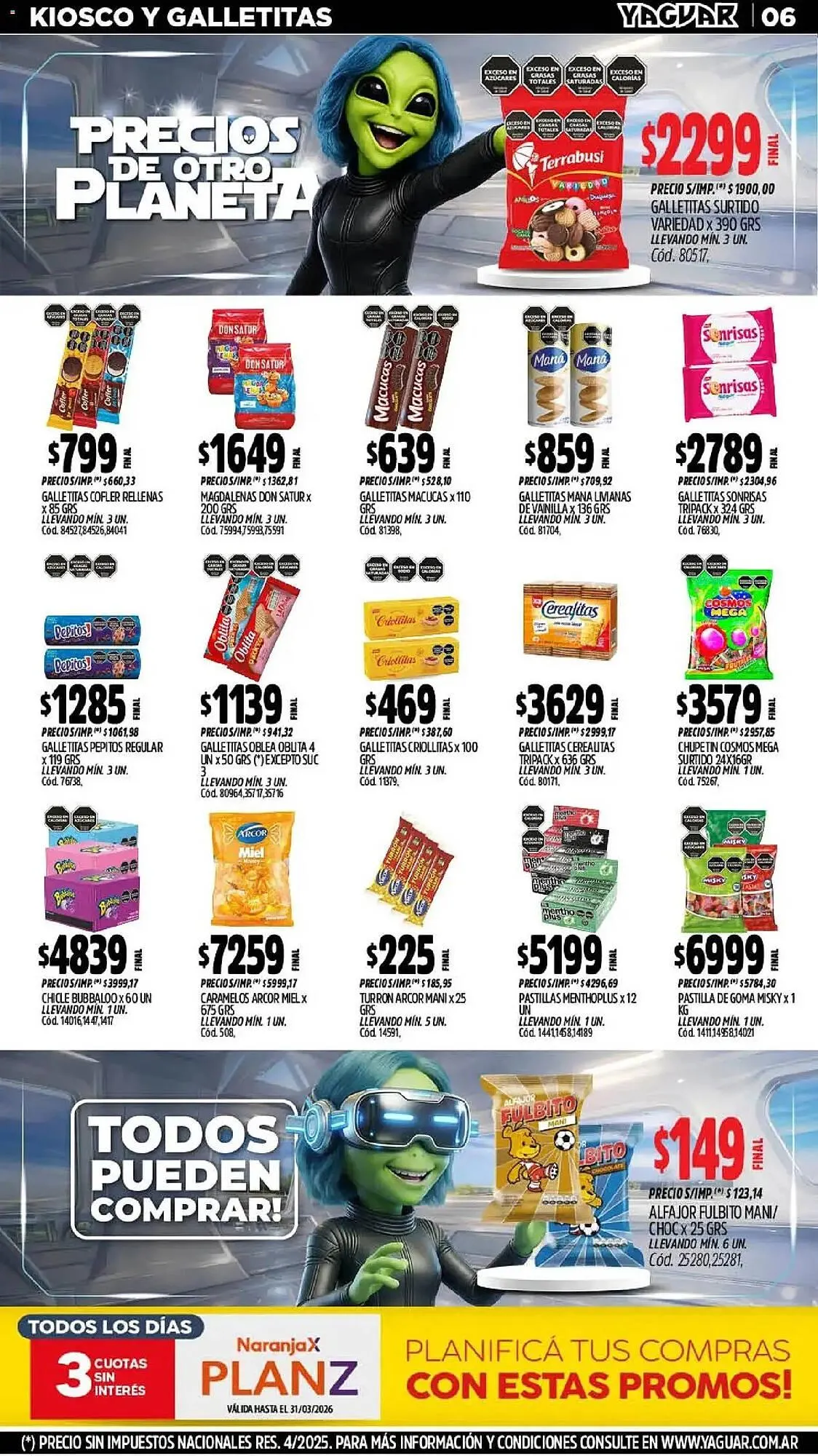Ofertas de Catálogo Supermercados Yaguar 2 de marzo al 7 de marzo 2026 - Página 6 del catálogo