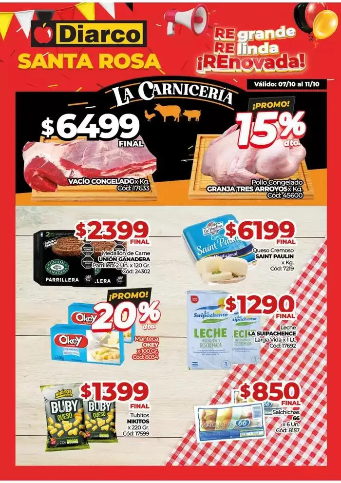 Ofertas de Diarco Ofertas Santa Rosa 7 de octubre al 11 de octubre 2024 - Página 2 del catálogo
