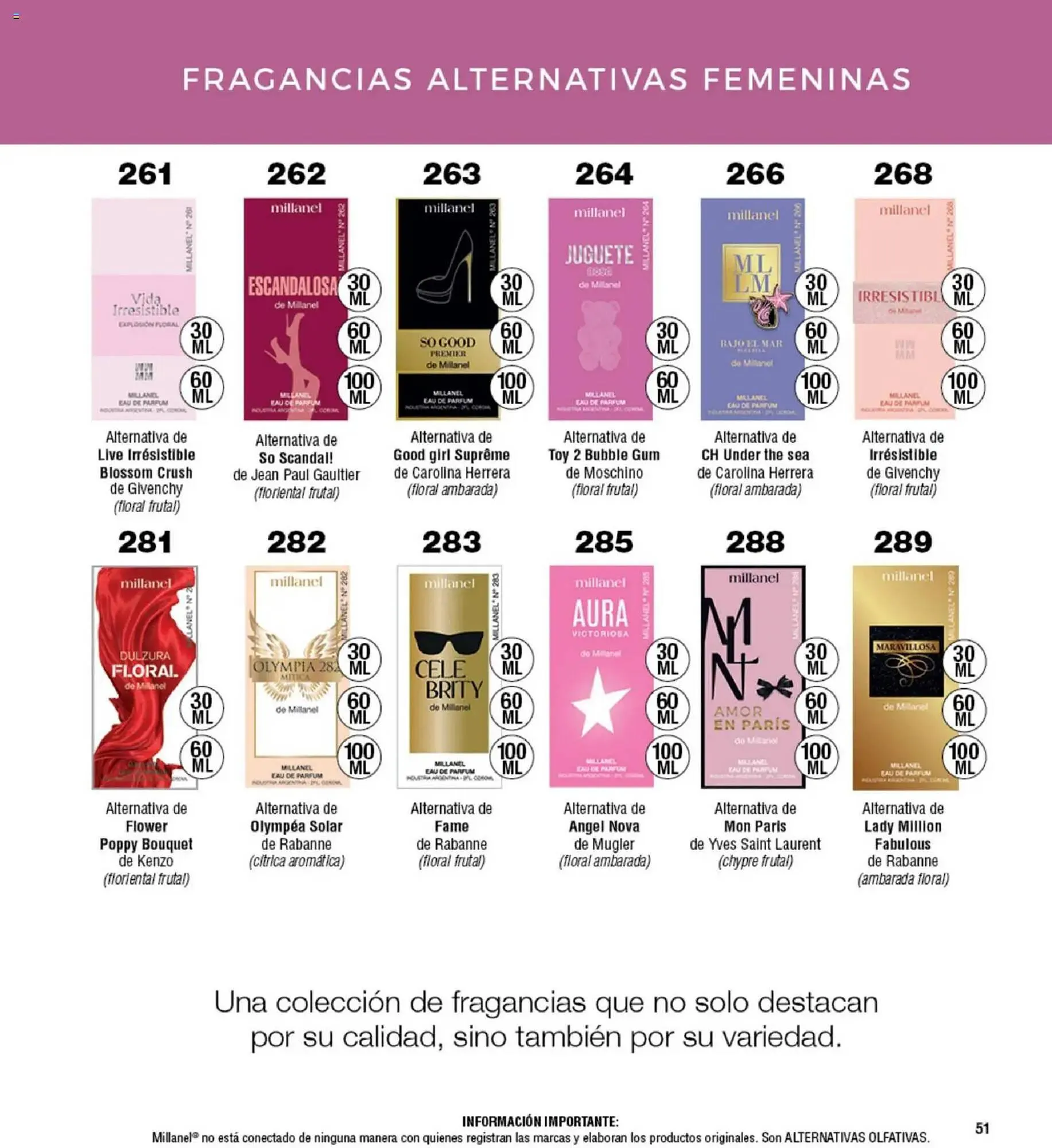 Ofertas de Catálogo Millanel Cosmética 5 de enero al 1 de febrero 2026 - Página 51 del catálogo