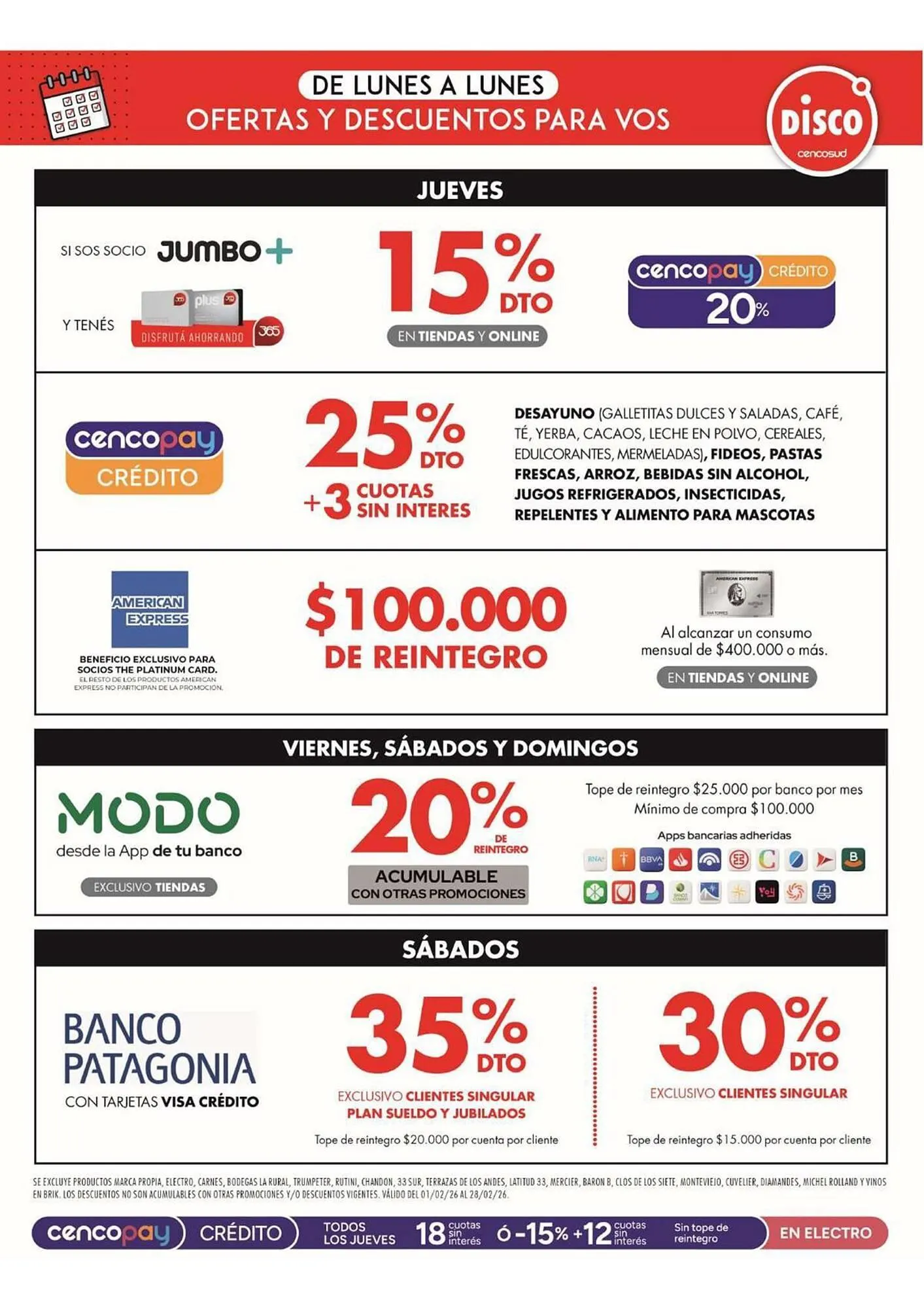 Ofertas de Folleto Disco 6 de febrero al 8 de febrero 2026 - Página 8 del catálogo