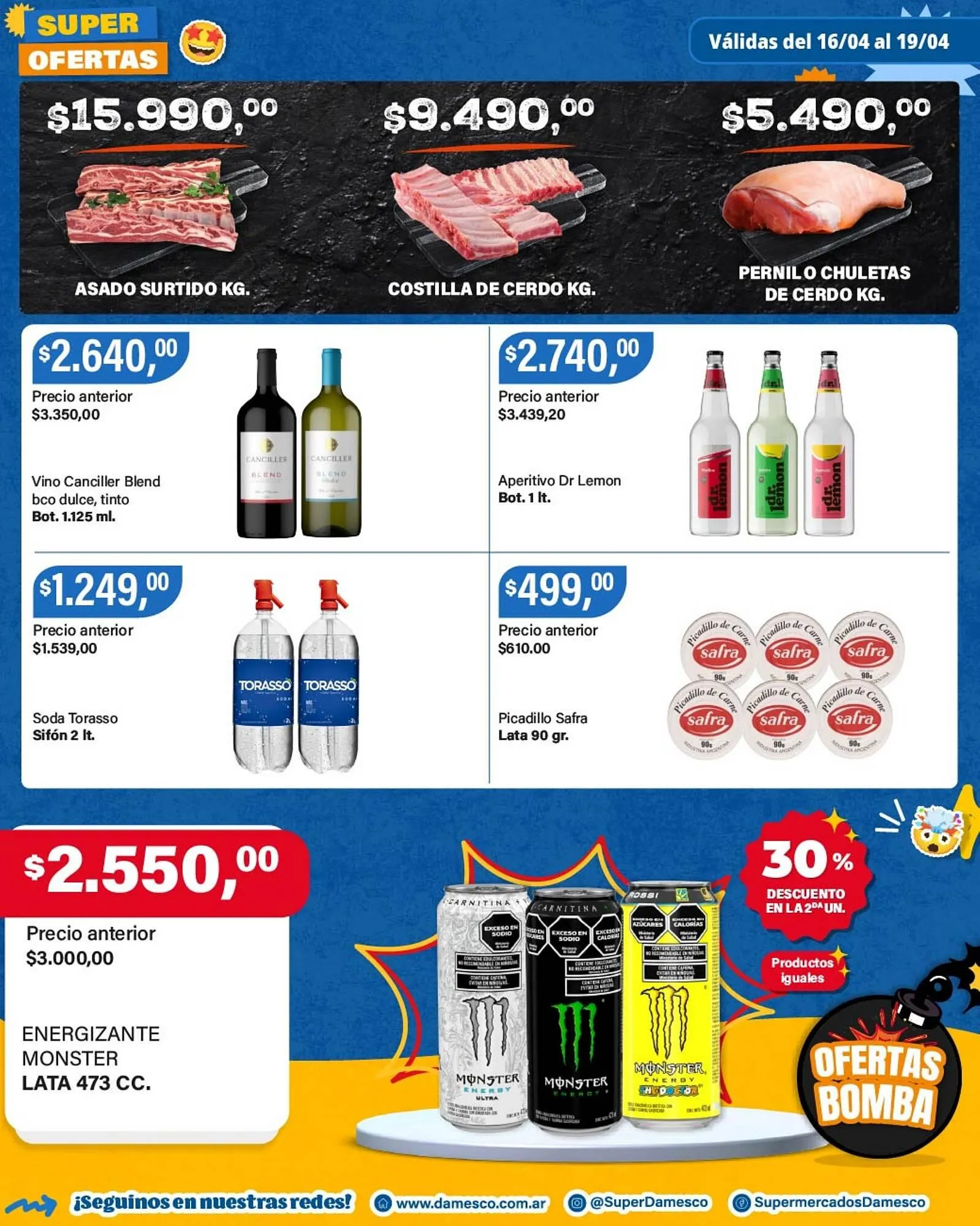 Ofertas de Catálogo Supermercados Damesco 16 de abril al 19 de abril 2026 - Página 2 del catálogo