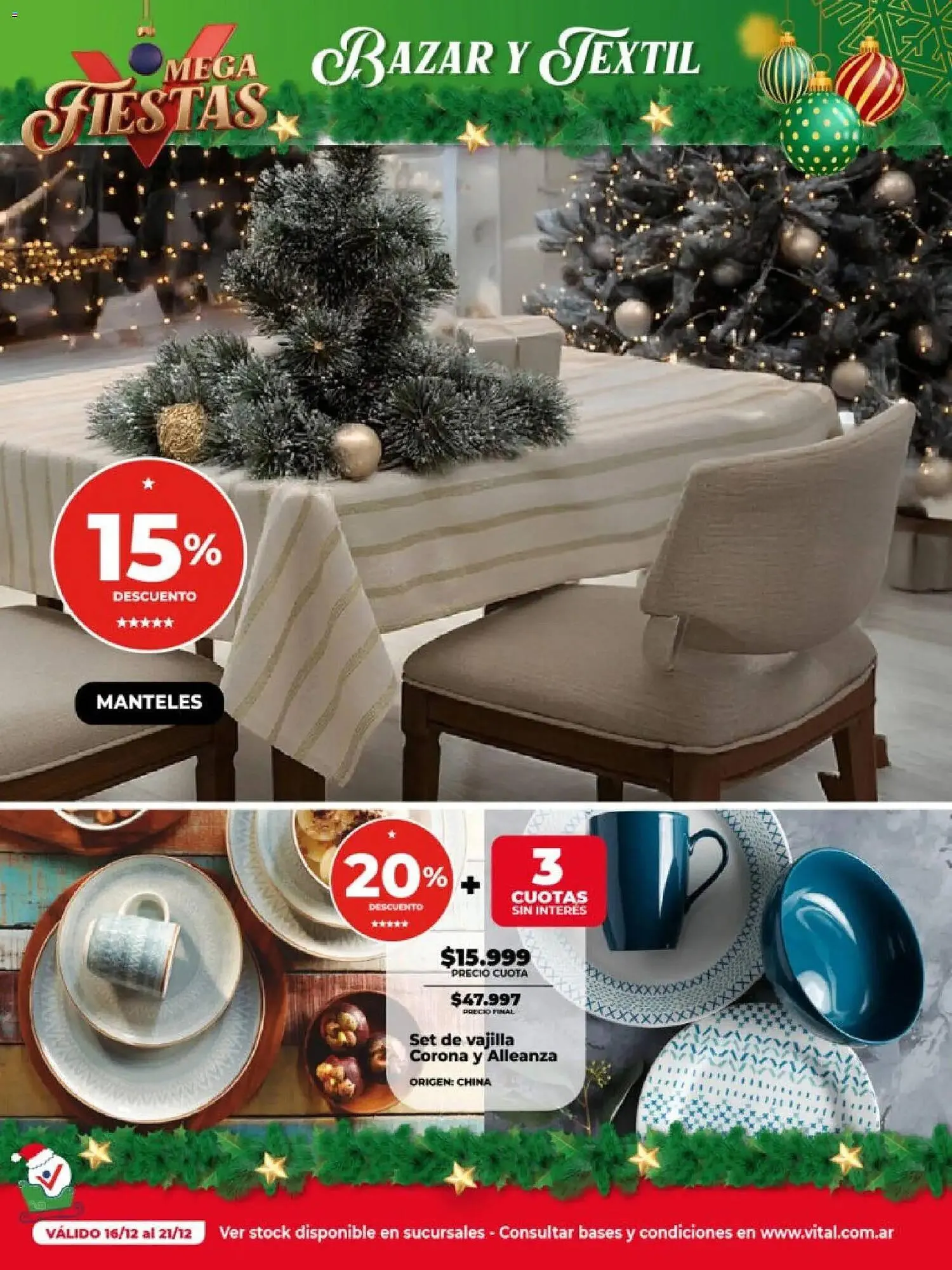 Ofertas de Catálogo Supermayorista Vital 16 de diciembre al 21 de diciembre 2025 - Página 12 del catálogo