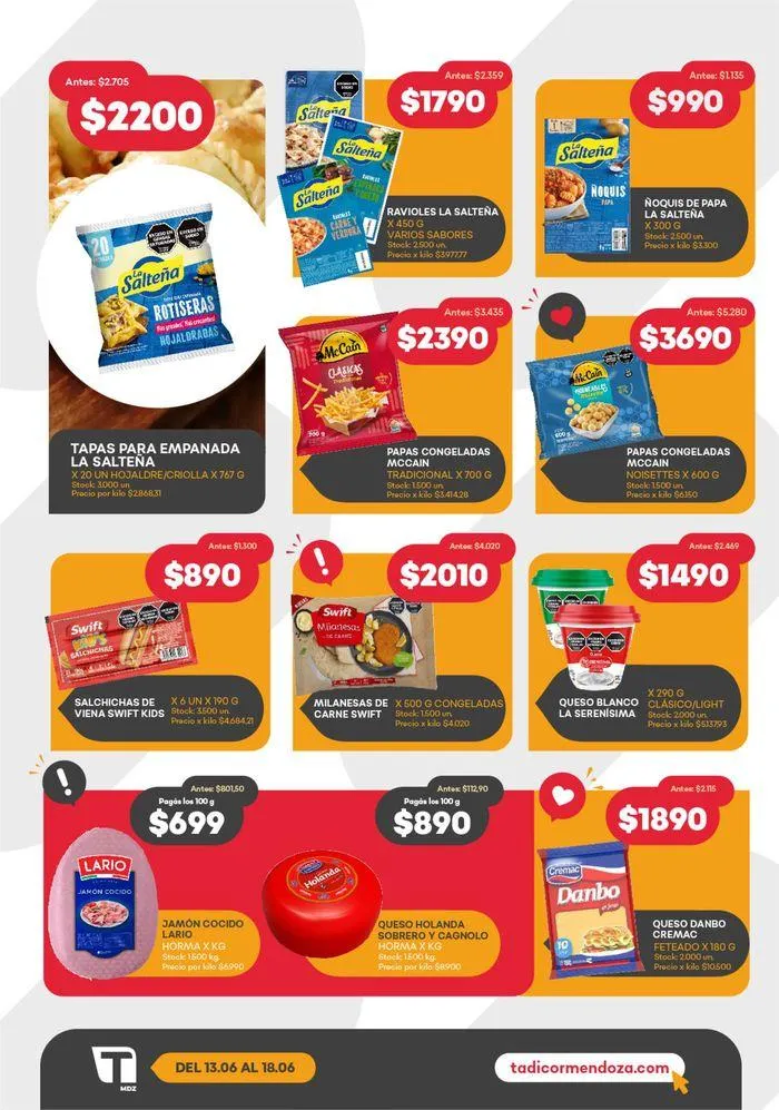 Ofertas de Catálogo de Ofertas Supermercados Tadicor 13 de junio al 18 de junio 2024 - Página 4 del catálogo
