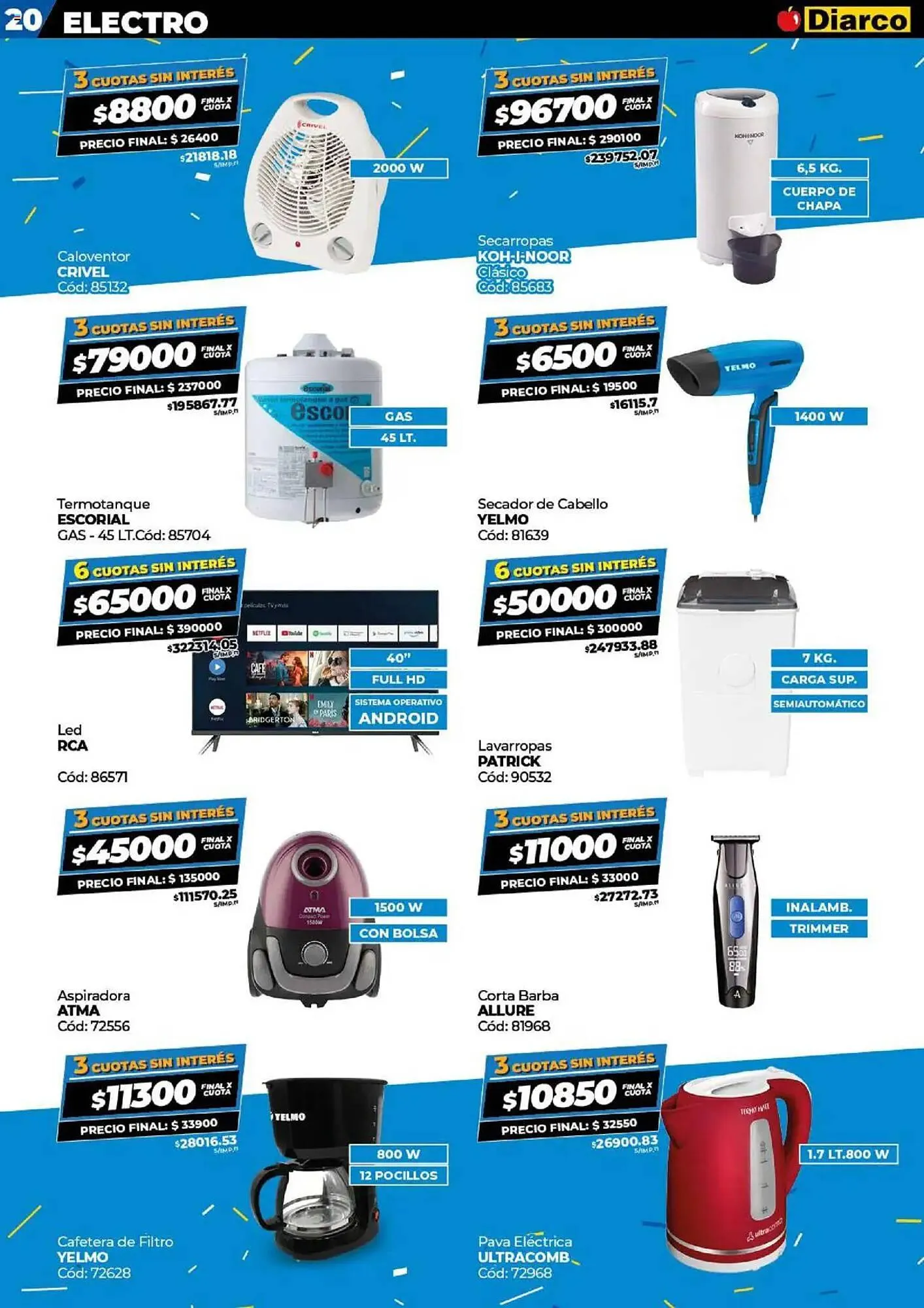 Ofertas de Catálogo Diarco 21 de julio al 26 de julio 2025 - Página 20 del catálogo