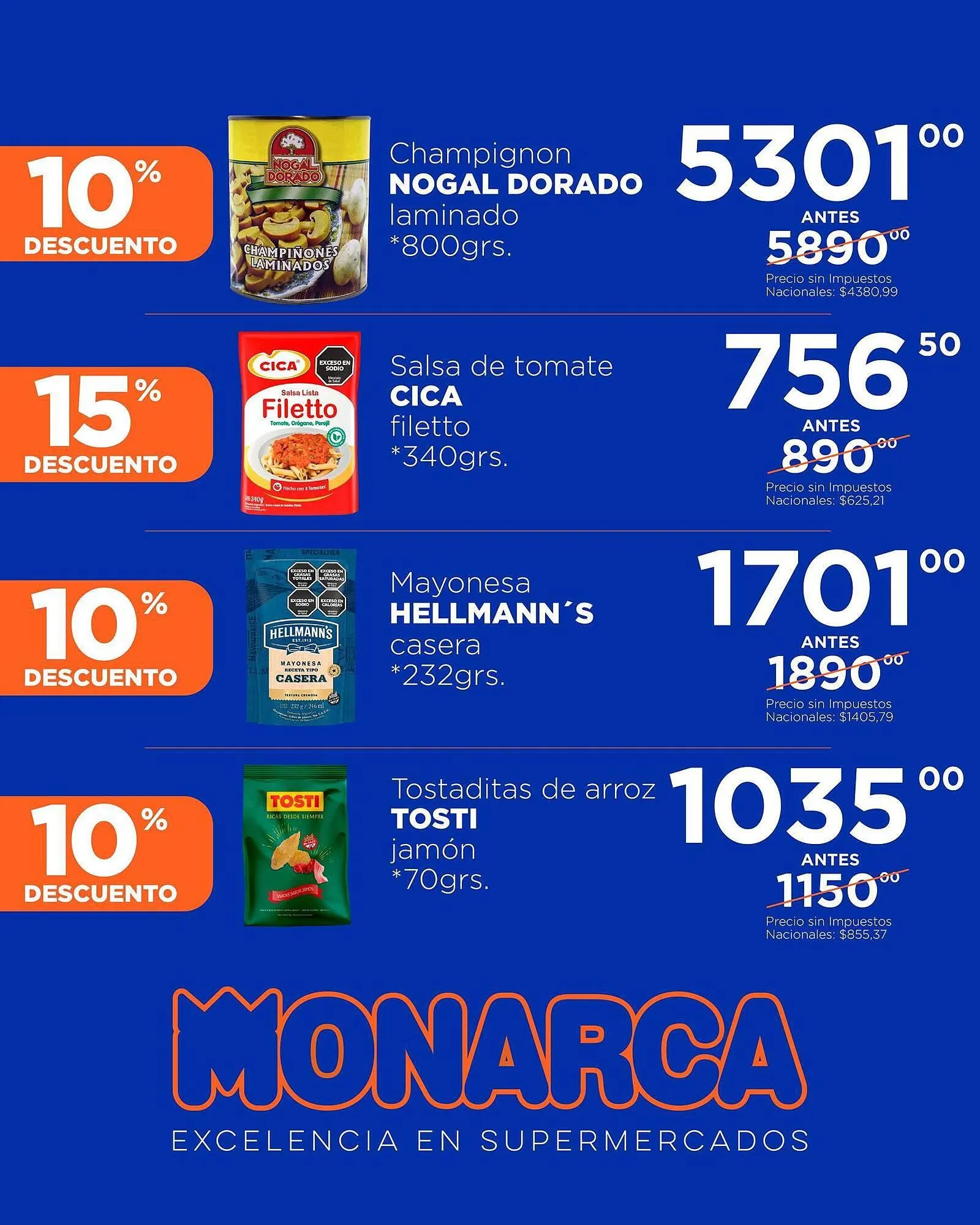 Ofertas de Catálogo Supermercados Monarca 2 de junio al 4 de junio 2025 - Página 2 del catálogo