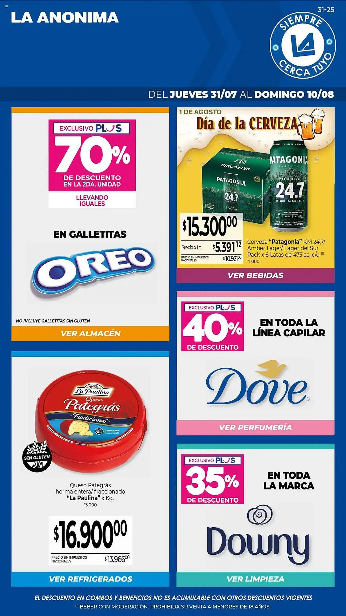 Ofertas de Catálogo La Anonima 31 de julio al 11 de agosto 2025 - Página 1 del catálogo