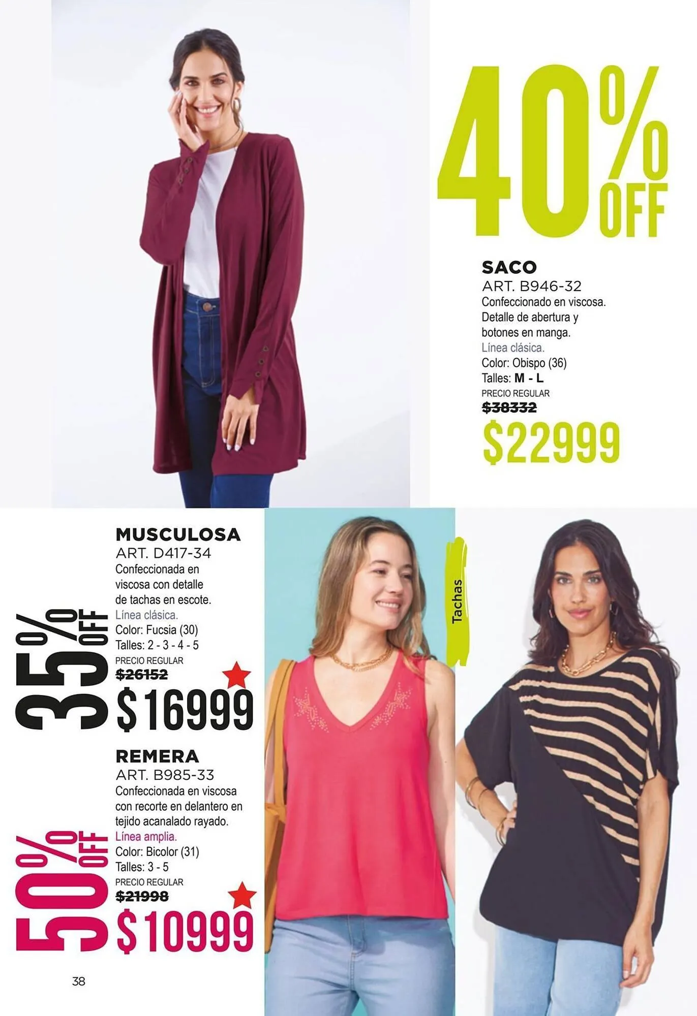 Ofertas de Catálogo Juana Bonita 9 de abril al 22 de abril 2025 - Página 38 del catálogo