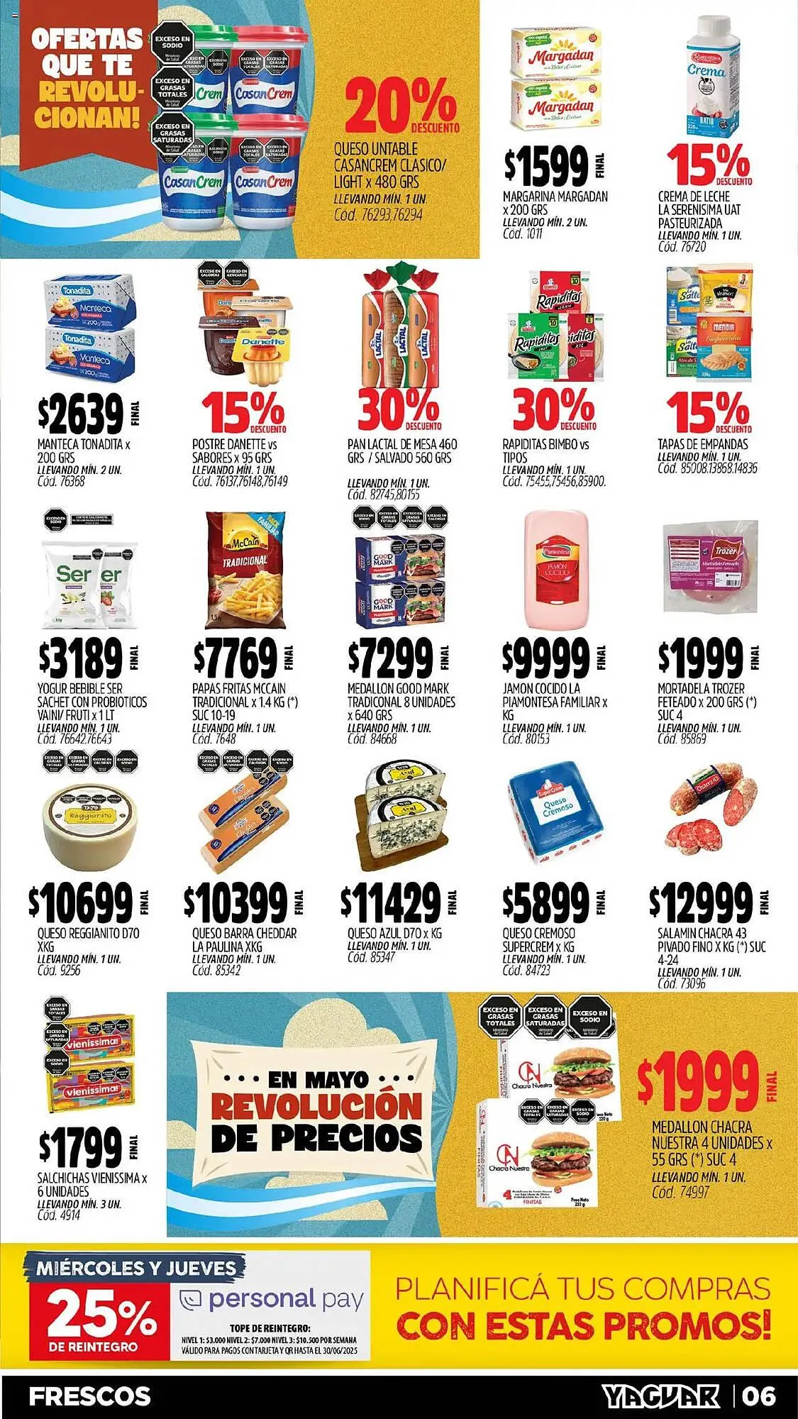 Ofertas de Catálogo Supermercados Yaguar 19 de mayo al 26 de mayo 2025 - Página 37 del catálogo
