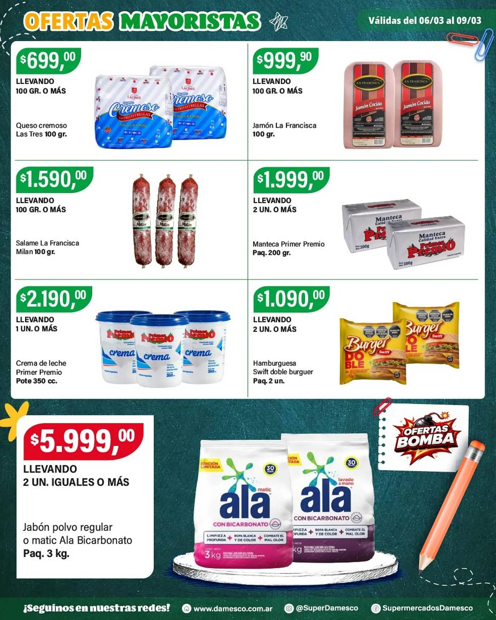 Ofertas de Catálogo Supermercados Damesco 6 de marzo al 9 de marzo 2026 - Página 7 del catálogo