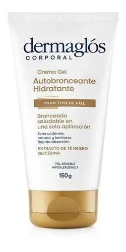 Dermaglos Corporal Crema Gel Autobronceante Hidratante 150 g
