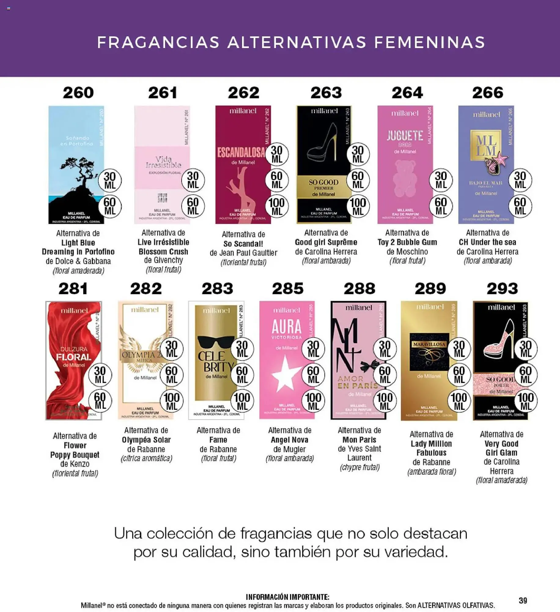 Ofertas de Catálogo Millanel Cosmética 2 de marzo al 29 de marzo 2026 - Página 39 del catálogo