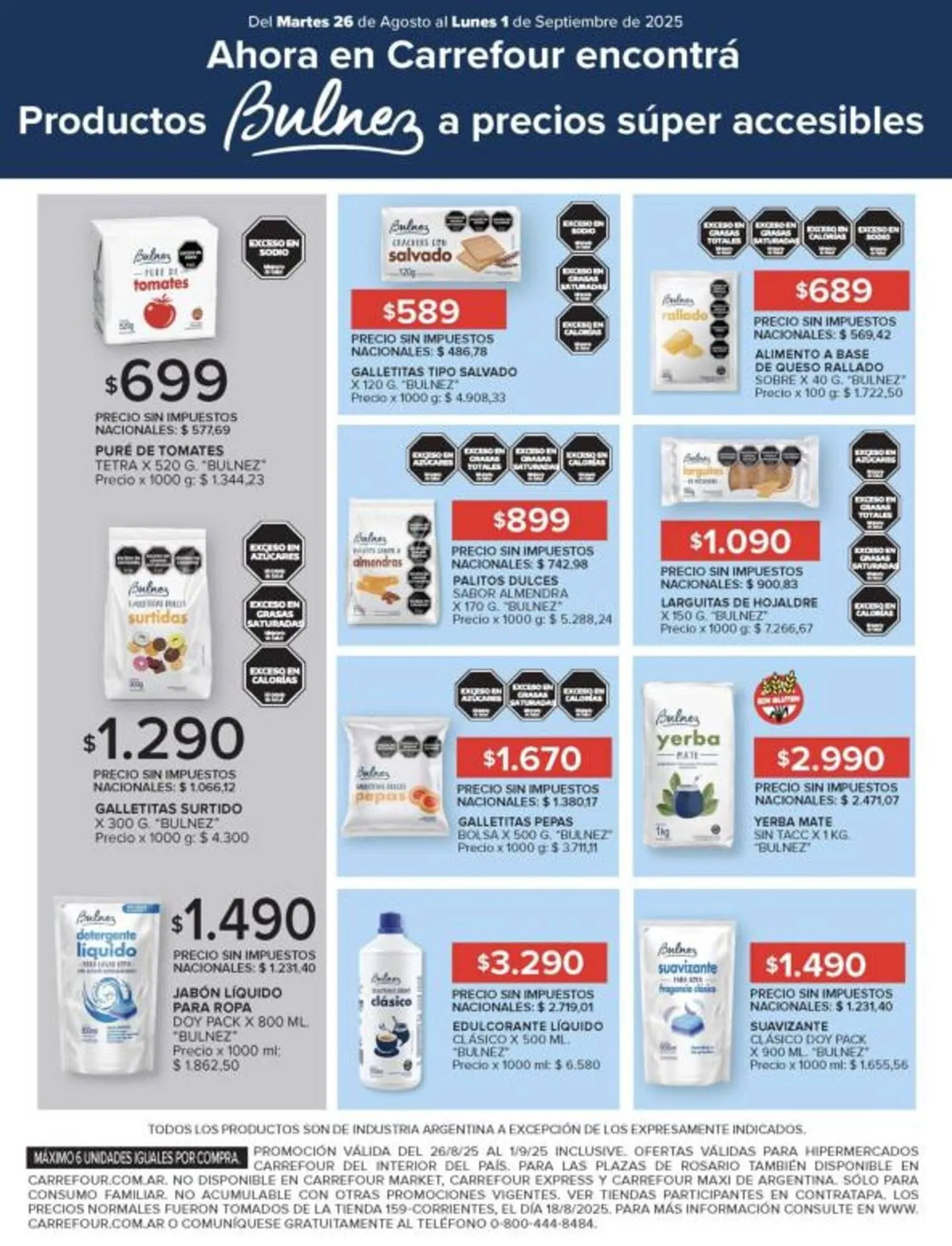 Ofertas de Catálogo Carrefour 26 de agosto al 1 de septiembre 2025 - Página 13 del catálogo