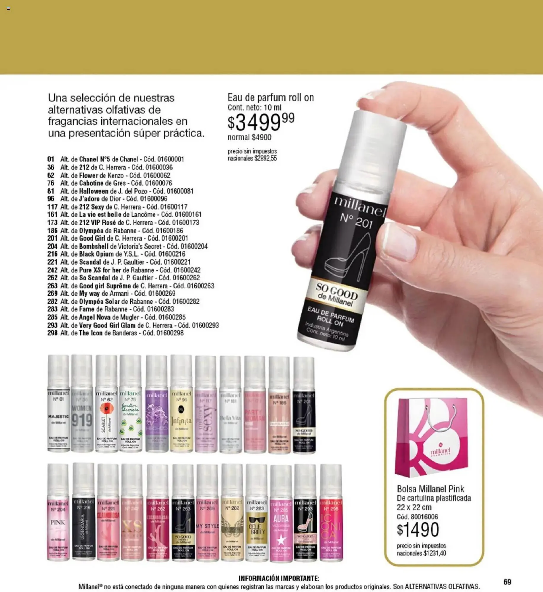 Ofertas de Catálogo Millanel Cosmética 2 de febrero al 2 de marzo 2026 - Página 69 del catálogo