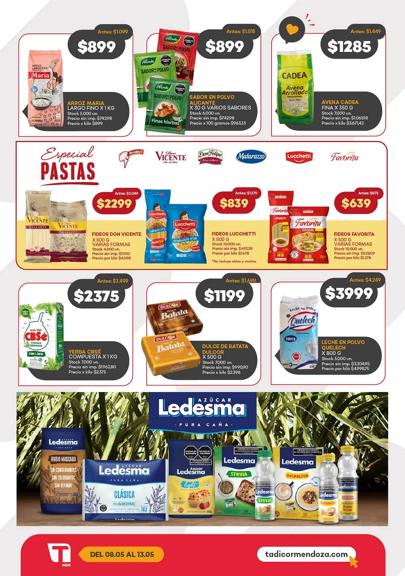 Ofertas de Catálogo Supermercados Tadicor 7 de mayo al 13 de mayo 2025 - Página 2 del catálogo