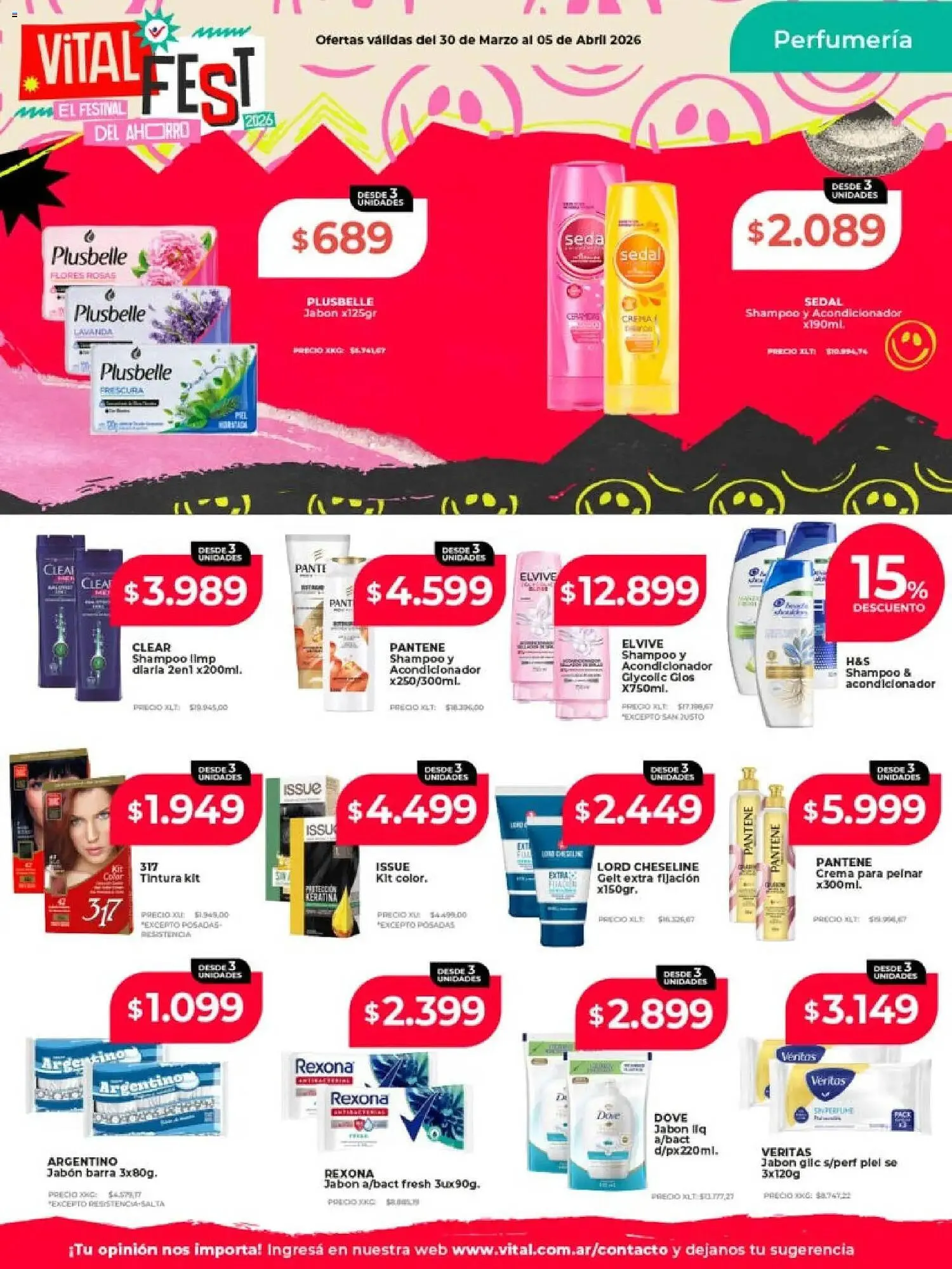 Ofertas de Catálogo Supermayorista Vital 30 de marzo al 5 de abril 2026 - Página 3 del catálogo