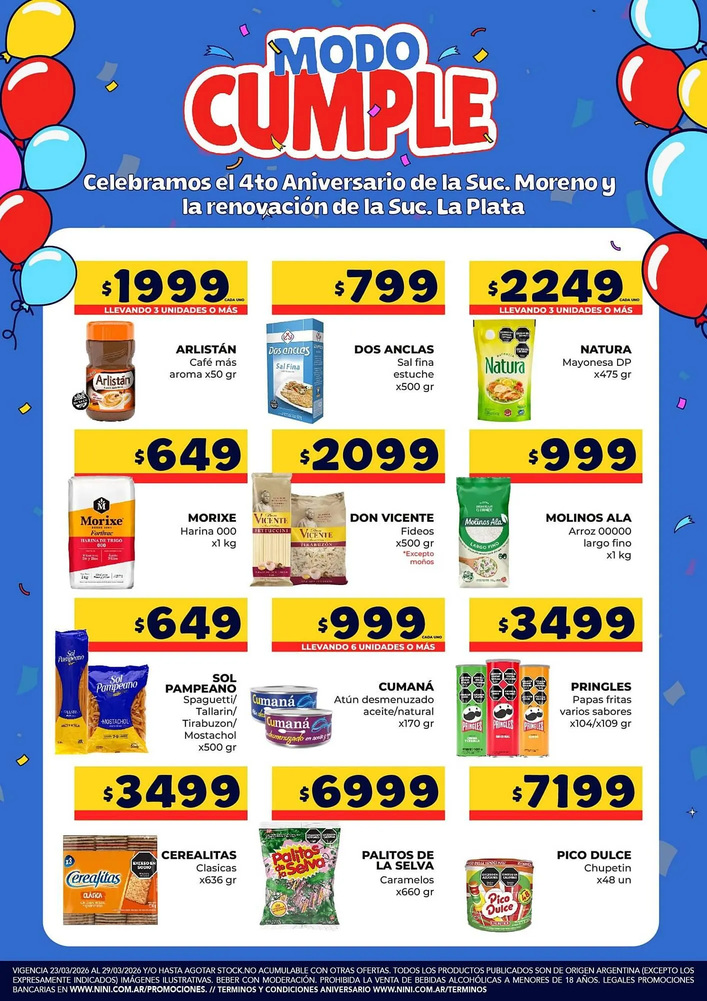 Ofertas de Catálogo Nini Mayorista 23 de marzo al 29 de marzo 2026 - Página 1 del catálogo