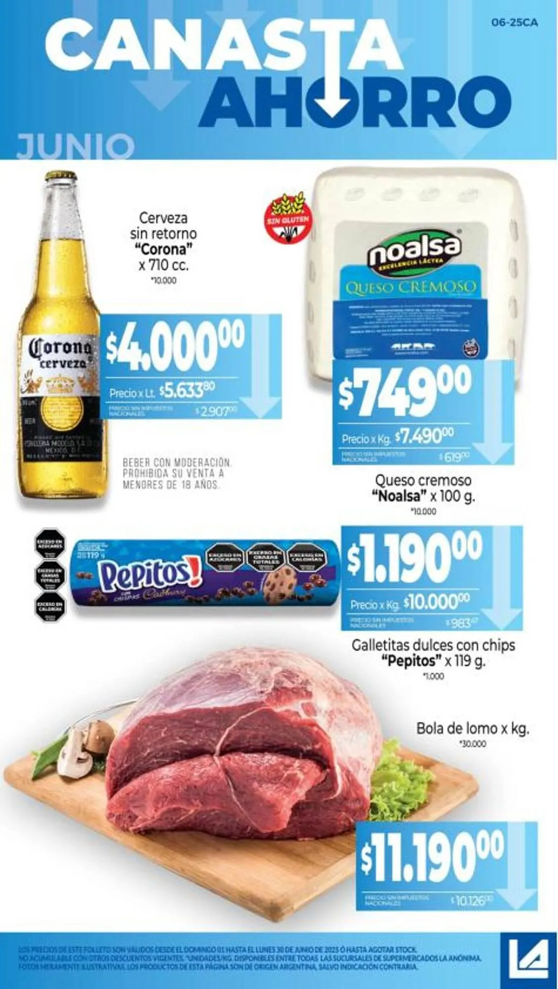 Ofertas de Catálogo La Anonima 29 de junio al 30 de junio 2025 - Página 1 del catálogo