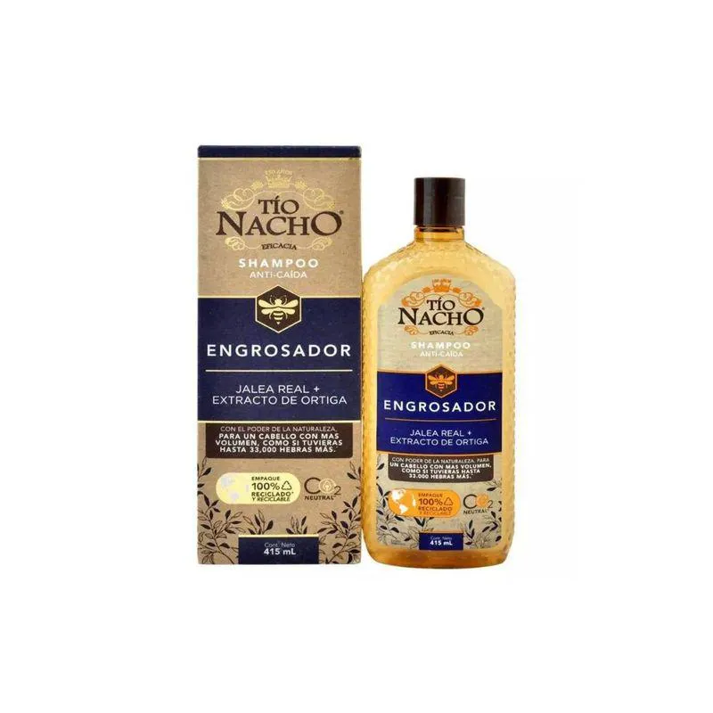 Shampoo Engrosador con Jalea Real y Extracto de Ortiga