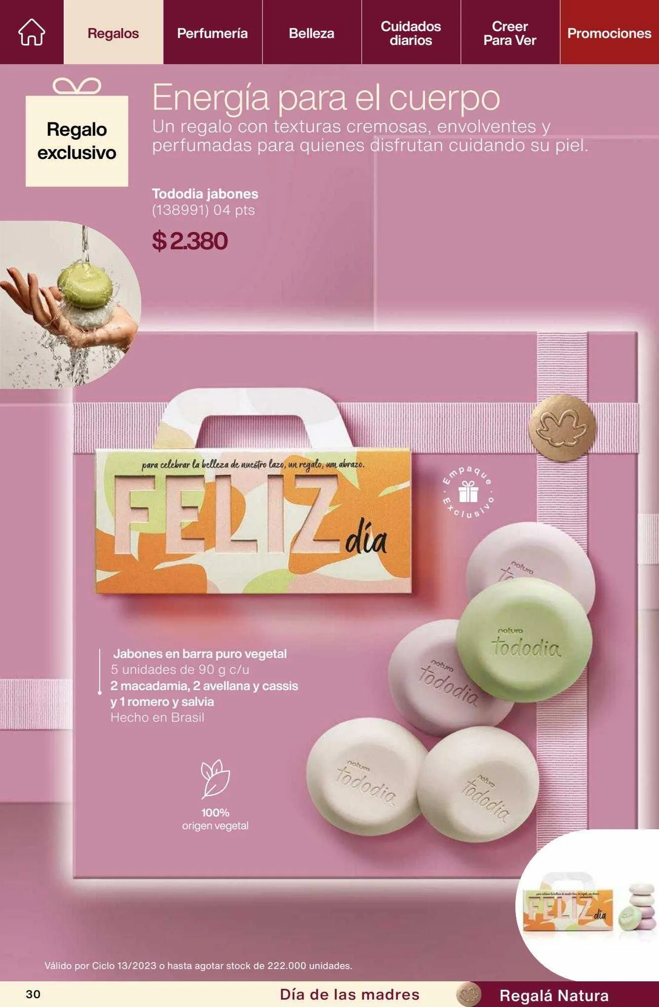 Ofertas de Catálogo Natura 7 de julio al 30 de septiembre 2023 - Página 30 del catálogo