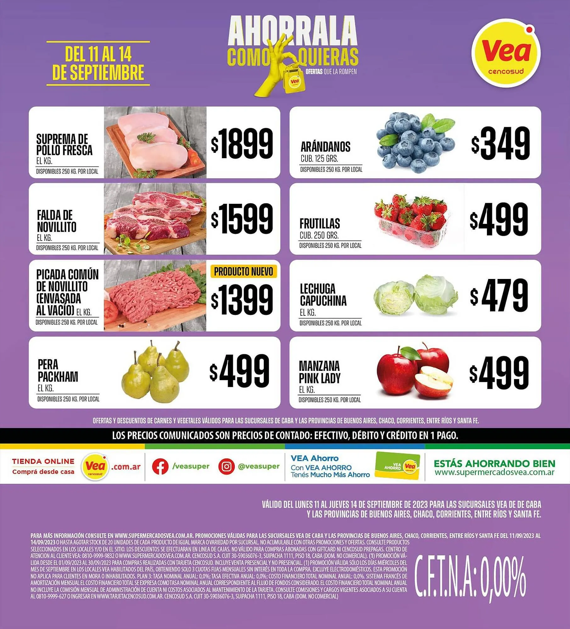 Ofertas de Catálogo Supermercados Vea 1 de septiembre al 30 de septiembre 2023 - Página 1 del catálogo