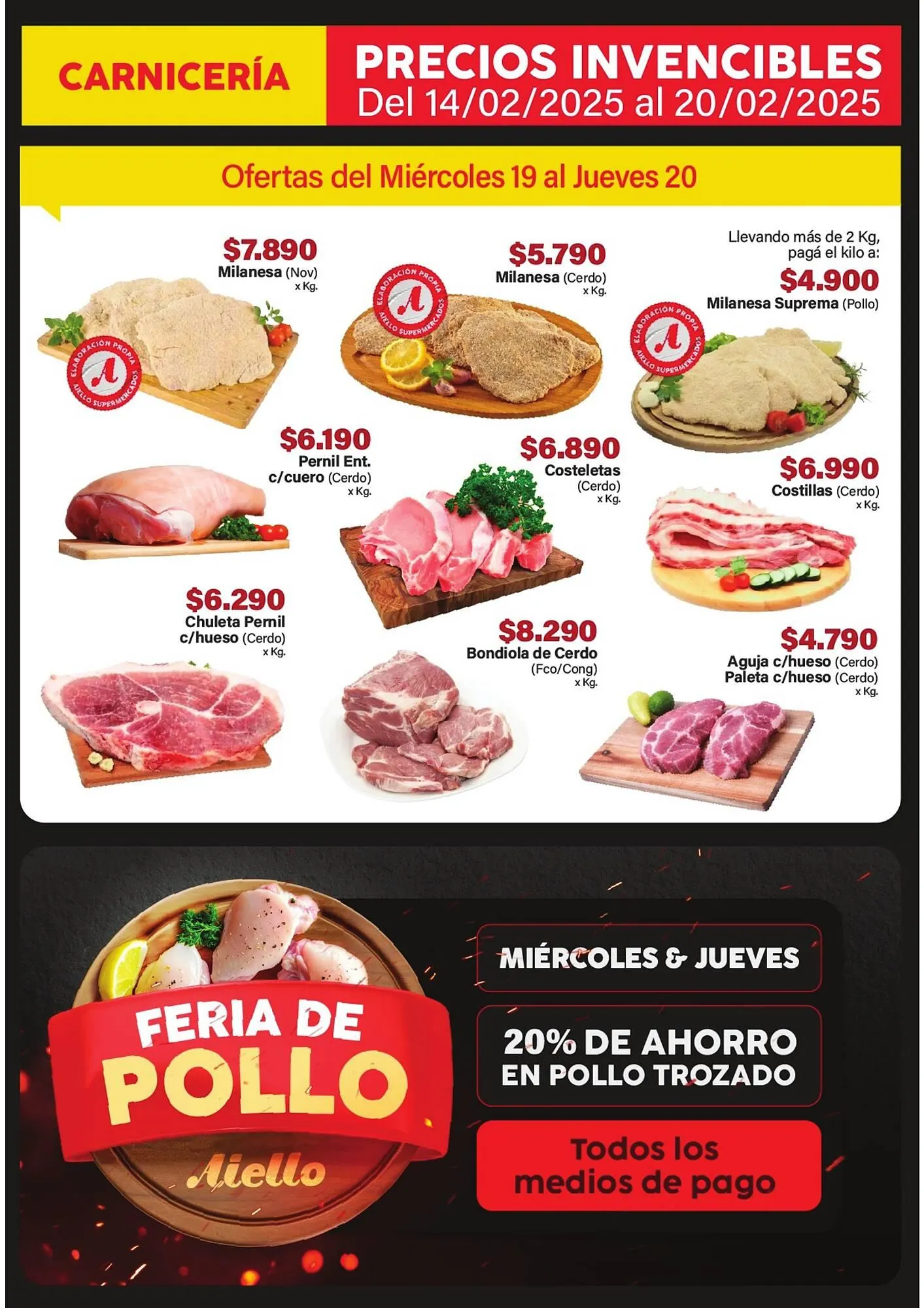 Ofertas de Catálogo Supermercados Aiello 14 de febrero al 20 de febrero 2025 - Página 7 del catálogo
