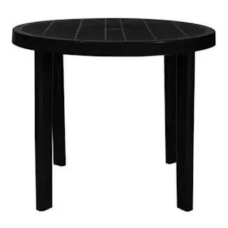 Mesa Campi Garden Life F413001 Guinea 90Cm Diam Negra