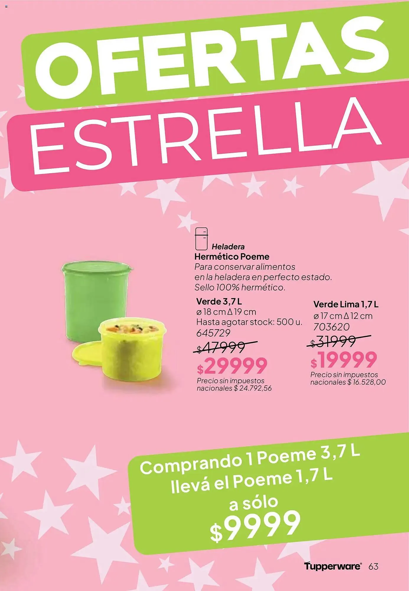 Ofertas de Folleto Tupperware 9 de marzo al 31 de marzo 2026 - Página 64 del catálogo