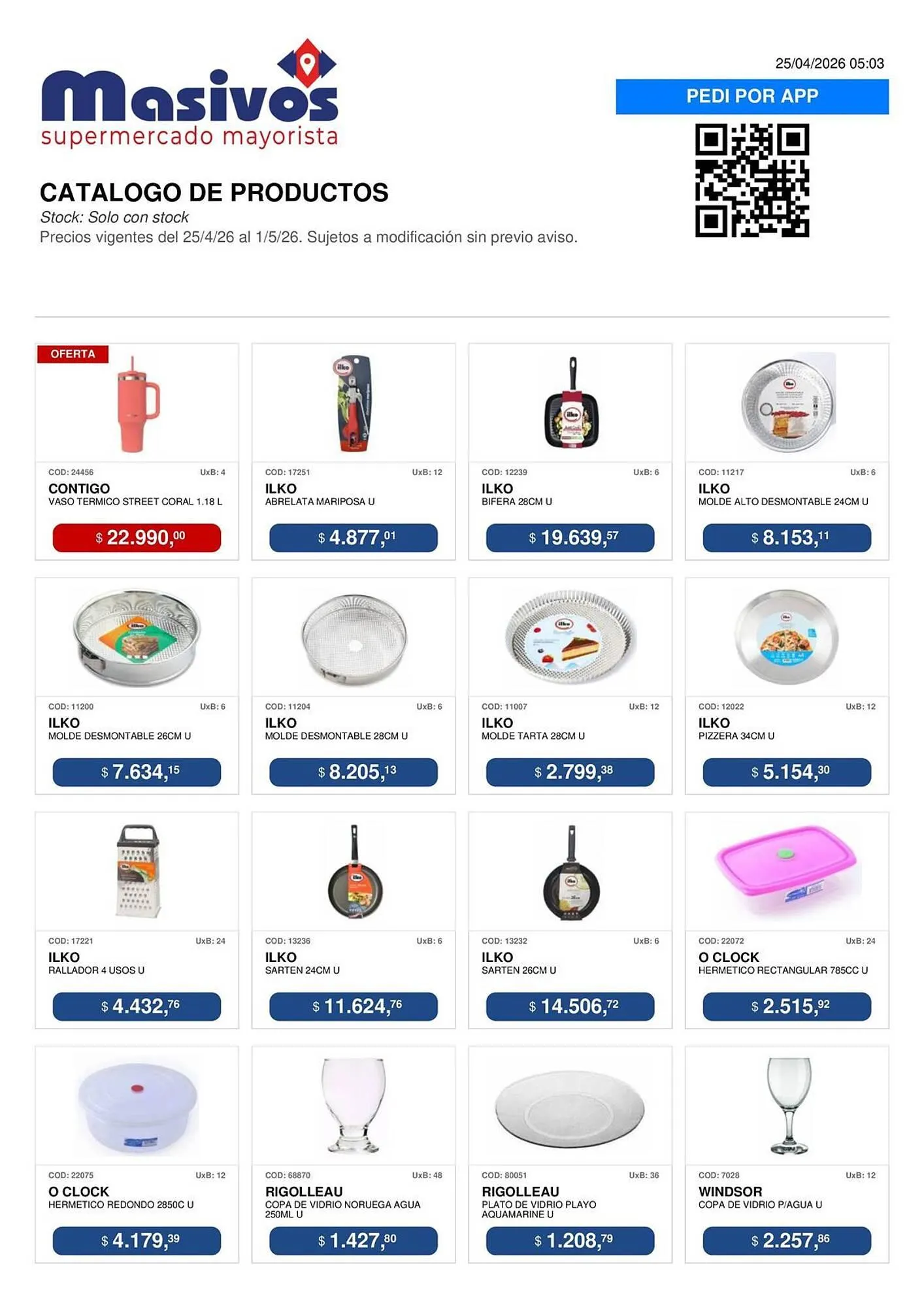 Ofertas de Catálogo Masivos 25 de abril al 1 de mayo 2026 - Página 155 del catálogo