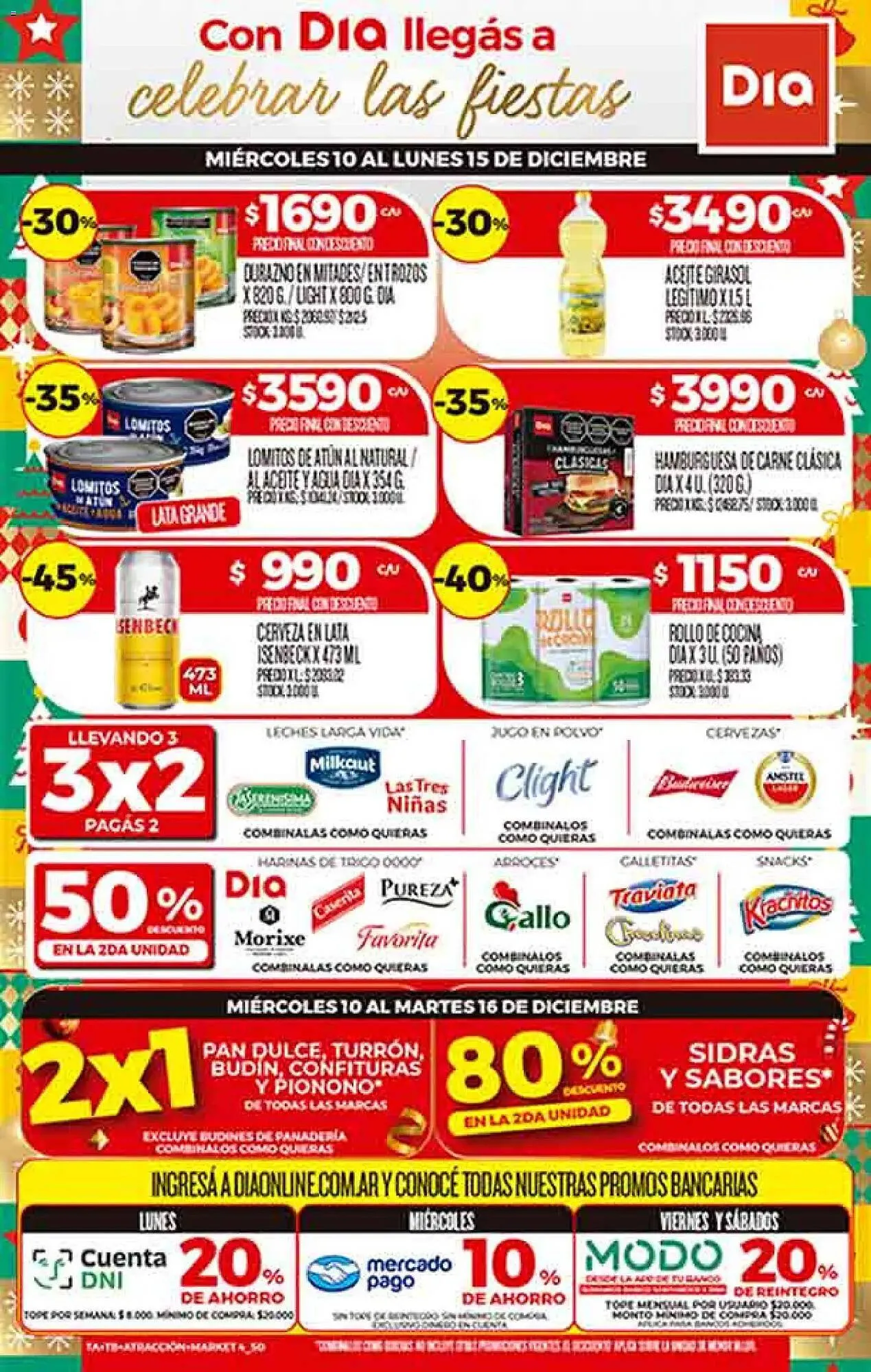 Ofertas de Folleto Supermercados DIA 10 de diciembre al 16 de diciembre 2025 - Página 1 del catálogo