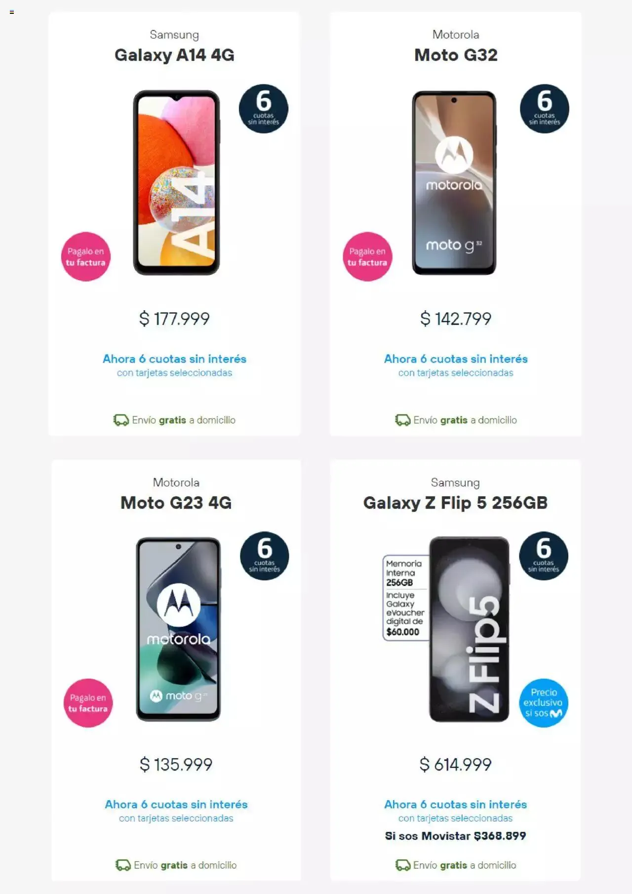 Ofertas de Movistar catálogo 18 de agosto al 31 de diciembre 2023 - Página 3 del catálogo