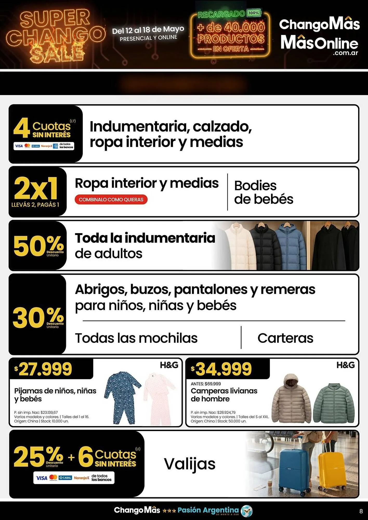 Ofertas de Catálogo Changomas 12 de mayo al 18 de mayo 2026 - Página 8 del catálogo