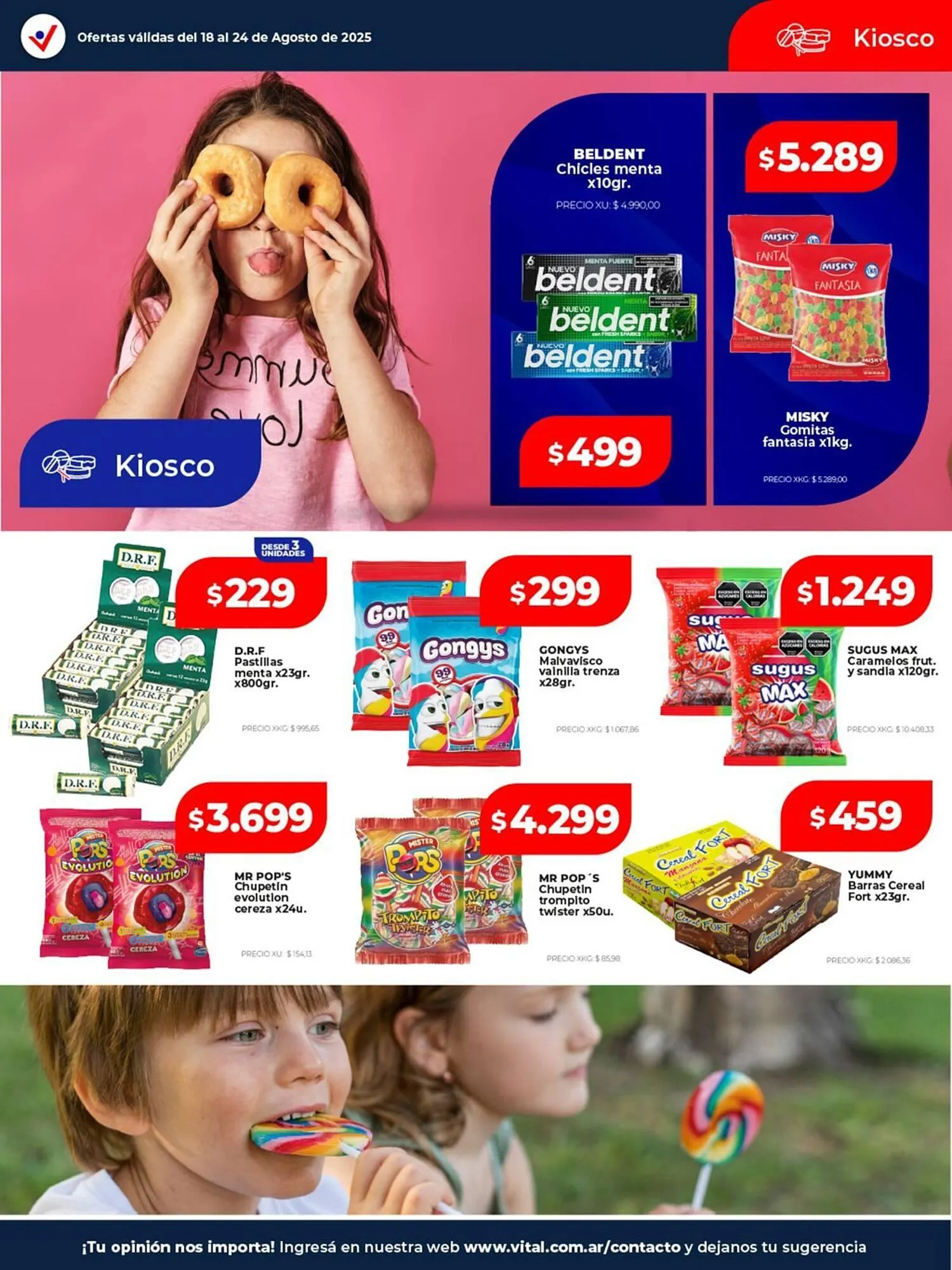 Ofertas de Catálogo Supermayorista Vital 18 de agosto al 24 de agosto 2025 - Página 17 del catálogo