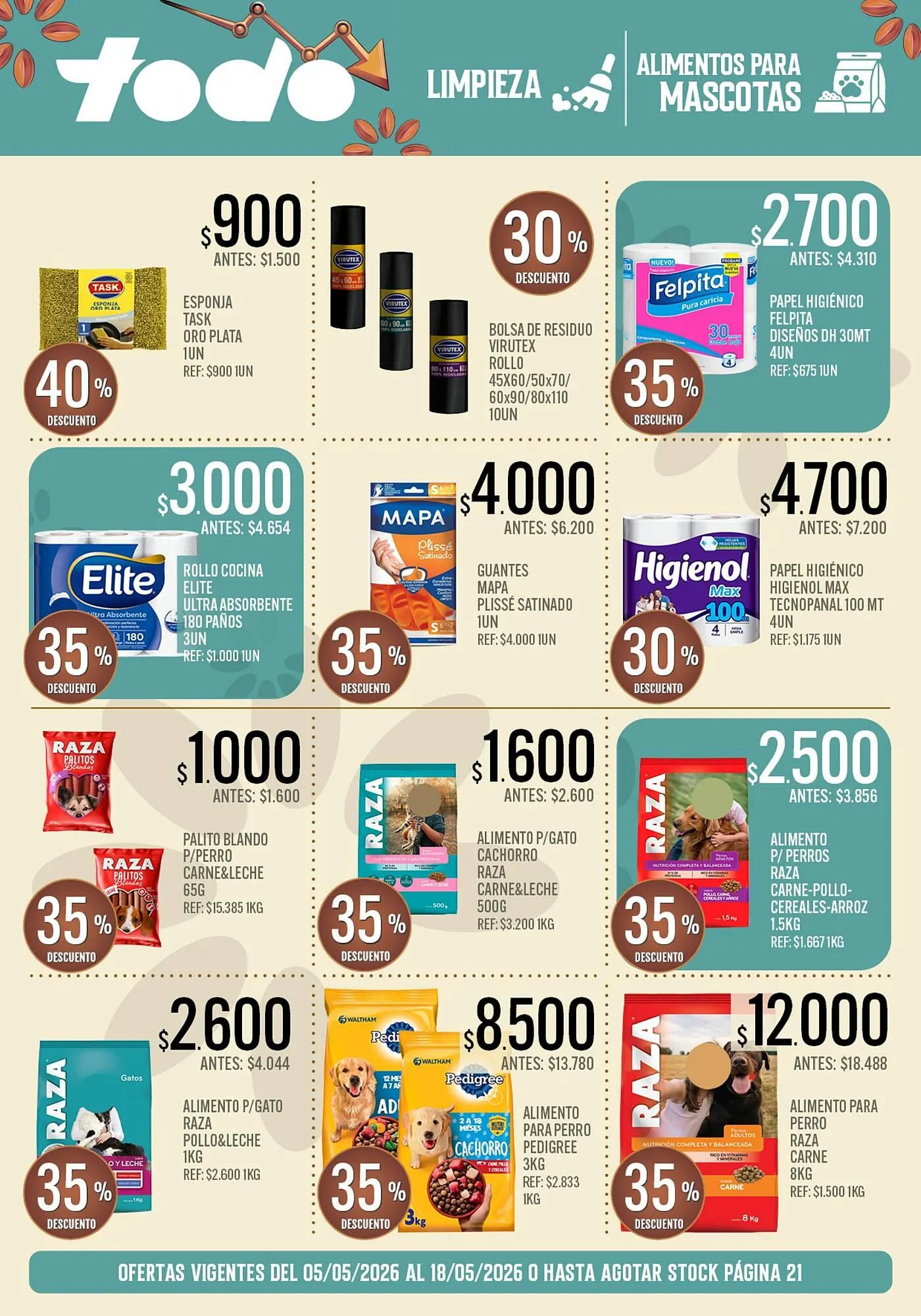 Ofertas de Catálogo Supermercados Todo 5 de mayo al 18 de mayo 2026 - Página 22 del catálogo