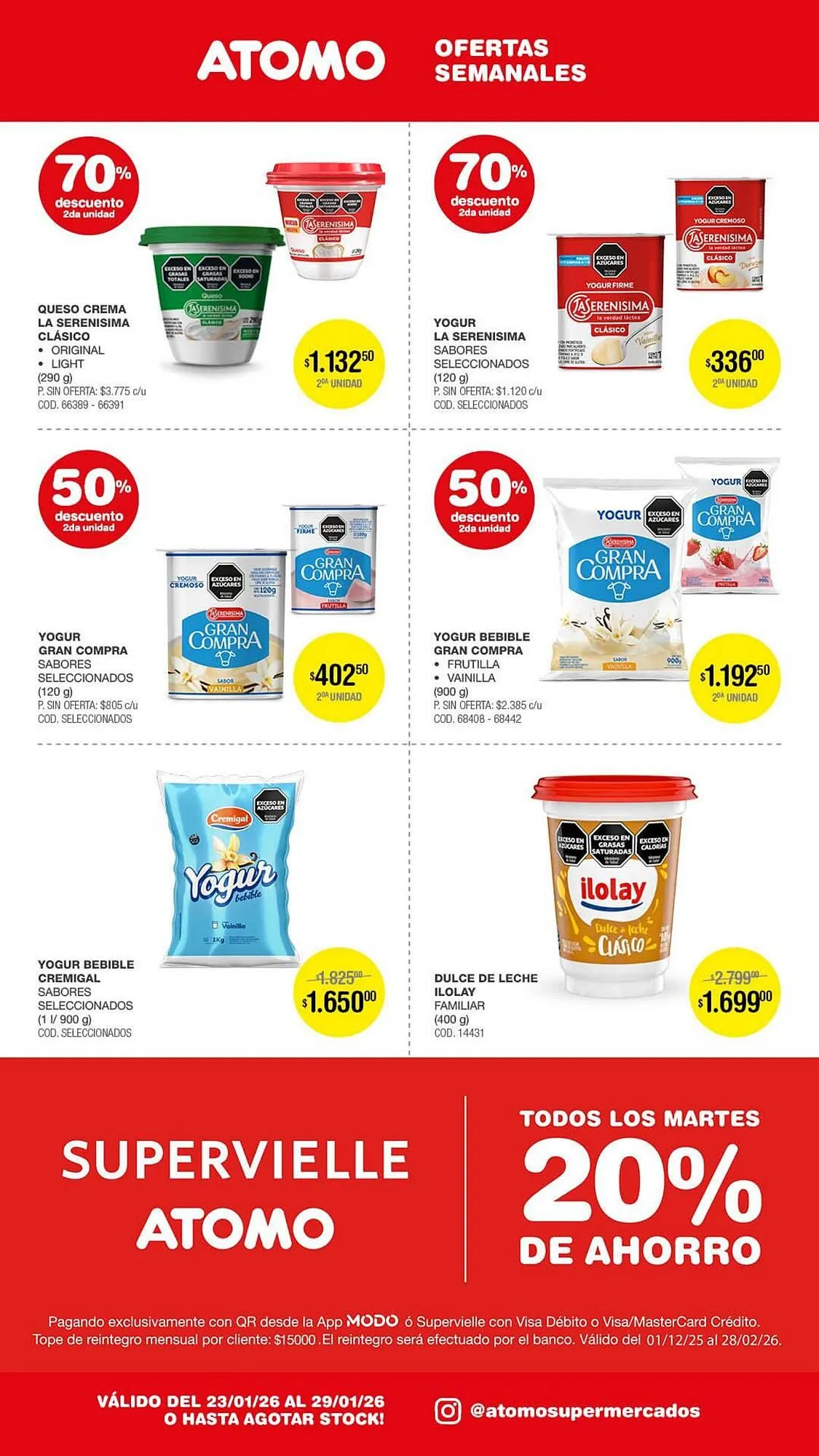 Ofertas de Catálogo Atomo Conviene 23 de enero al 29 de enero 2026 - Página 5 del catálogo