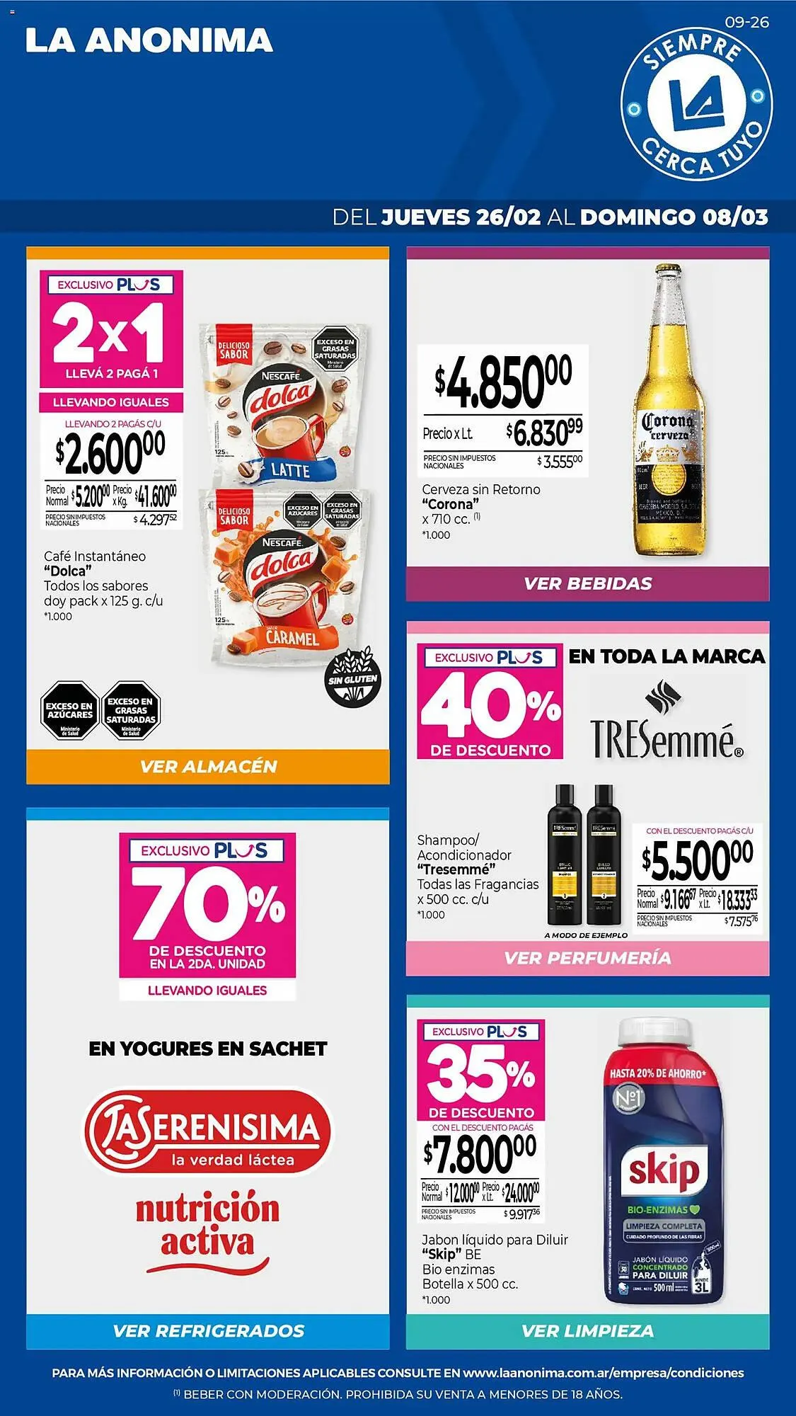 Ofertas de Catálogo La Anonima 26 de febrero al 8 de marzo 2026 - Página 1 del catálogo