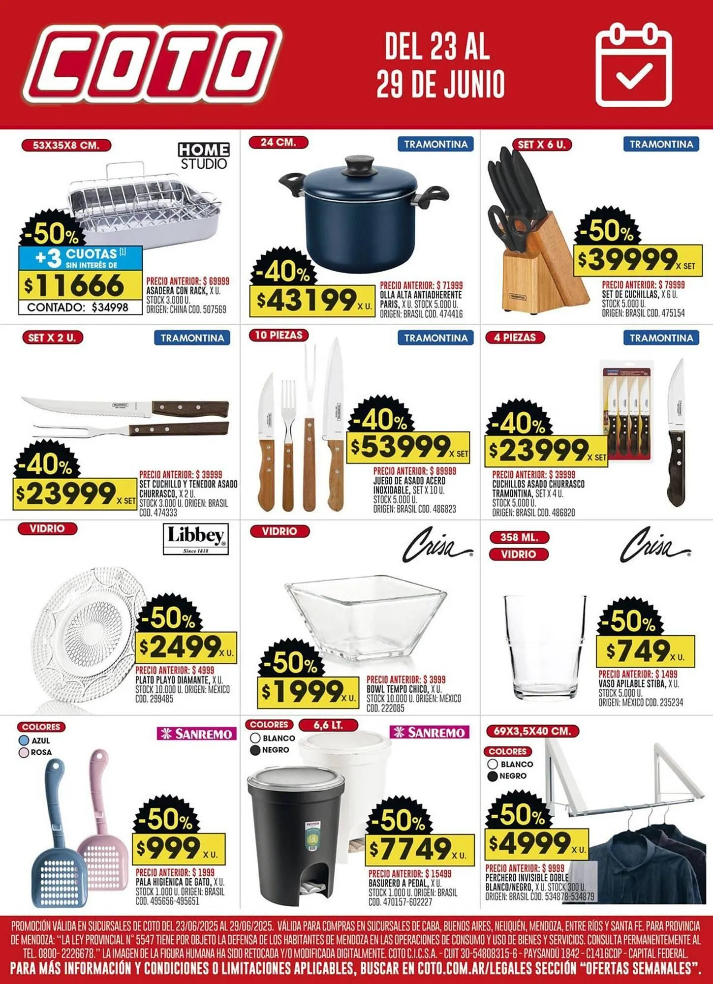 Ofertas de Catálogo Coto 23 de junio al 29 de junio 2025 - Página 1 del catálogo