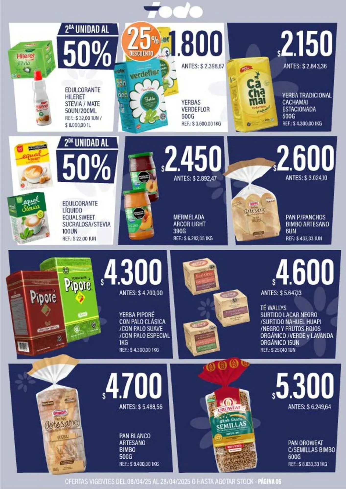 Ofertas de Catálogo Supermercados Todo 9 de abril al 28 de abril 2025 - Página 6 del catálogo