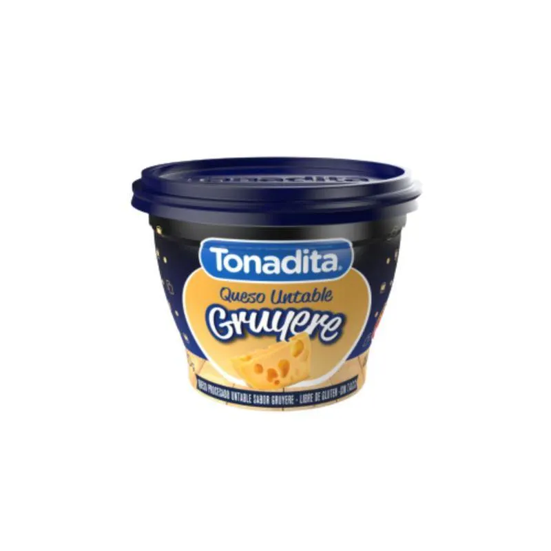 Queso Untable Gruyere Tonadita 180 Gr