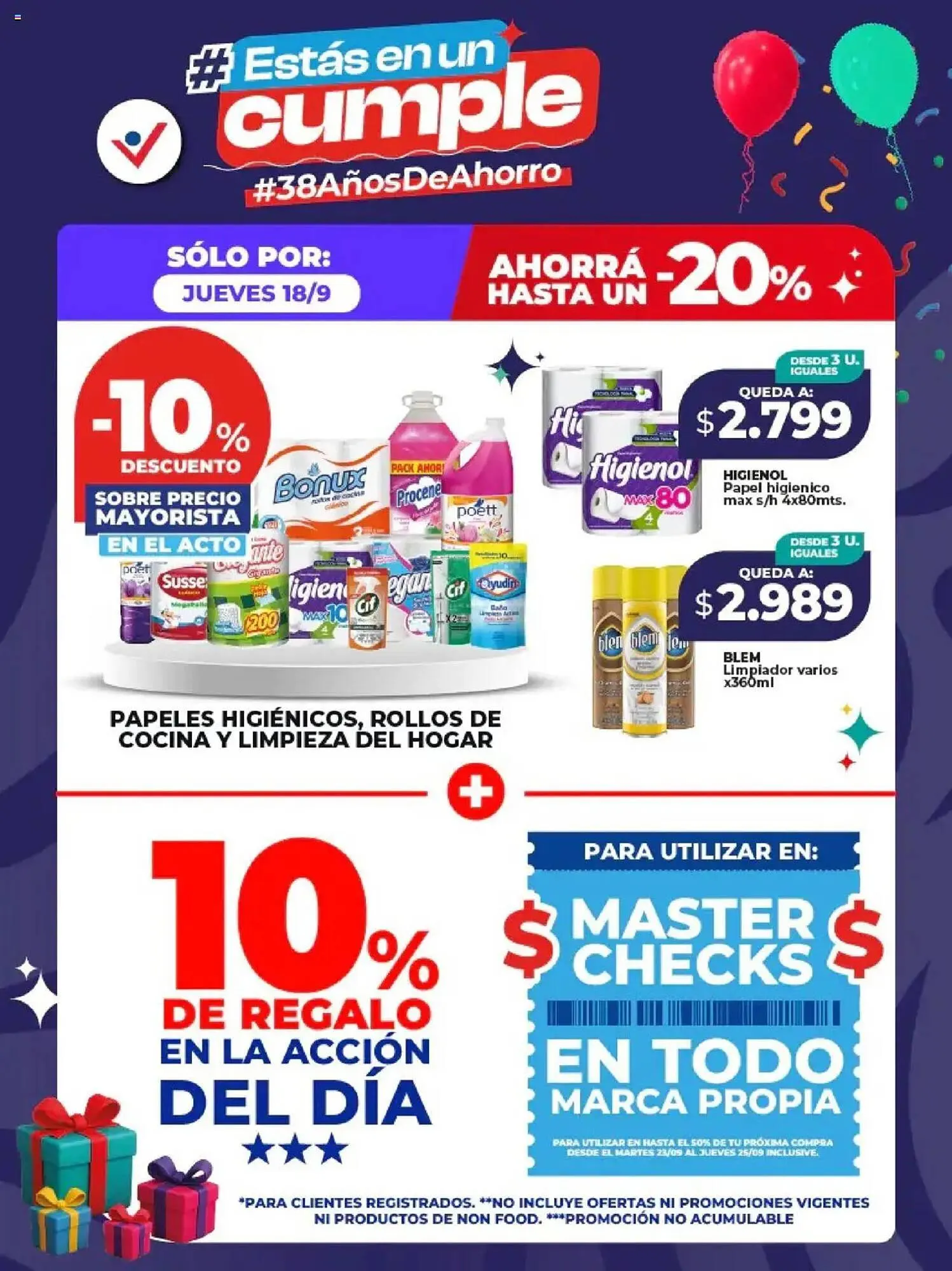 Ofertas de Catálogo Supermayorista Vital 18 de septiembre al 18 de septiembre 2025 - Página 1 del catálogo