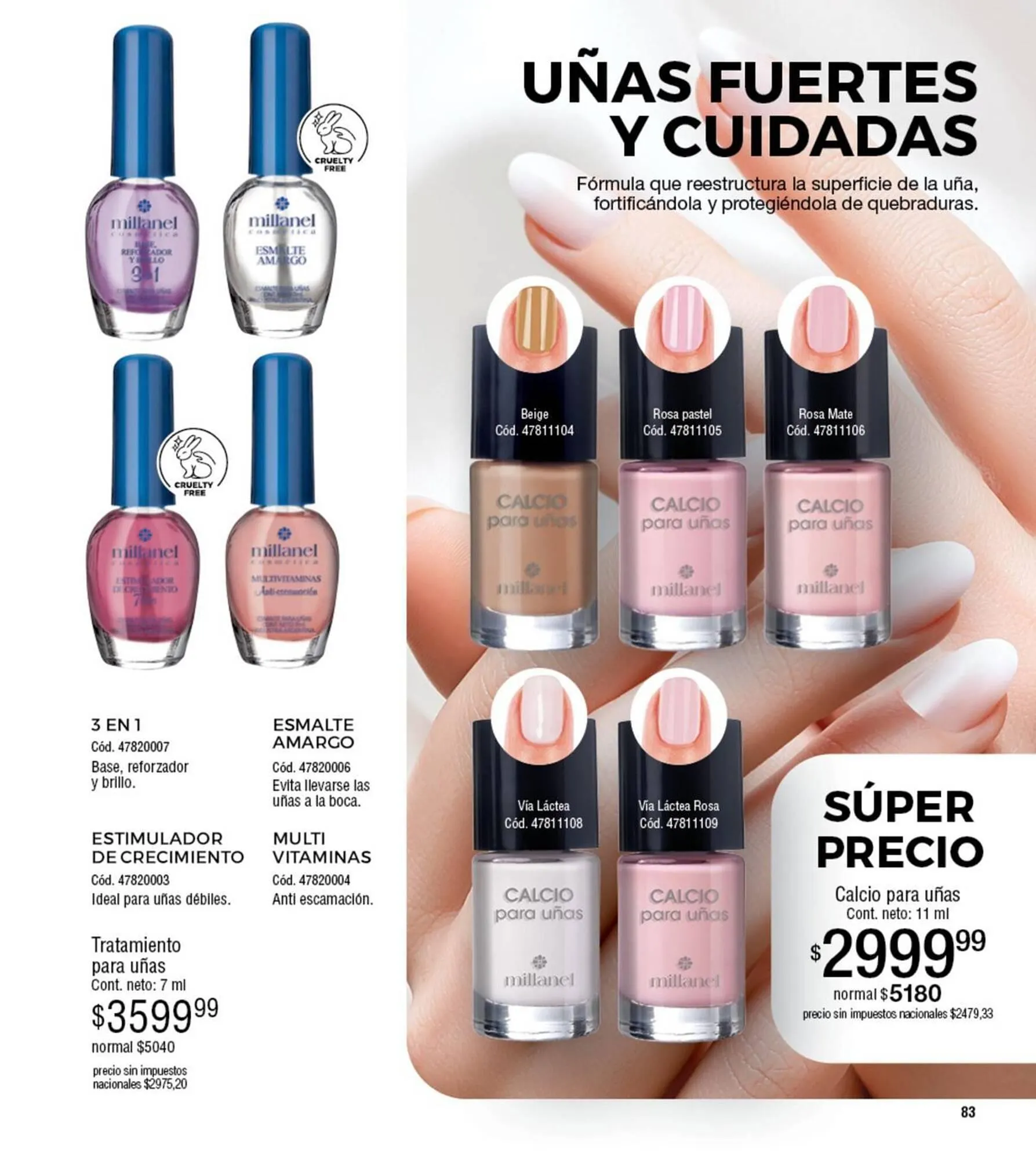 Ofertas de Catálogo Millanel Cosmética 2 de febrero al 1 de marzo 2026 - Página 83 del catálogo