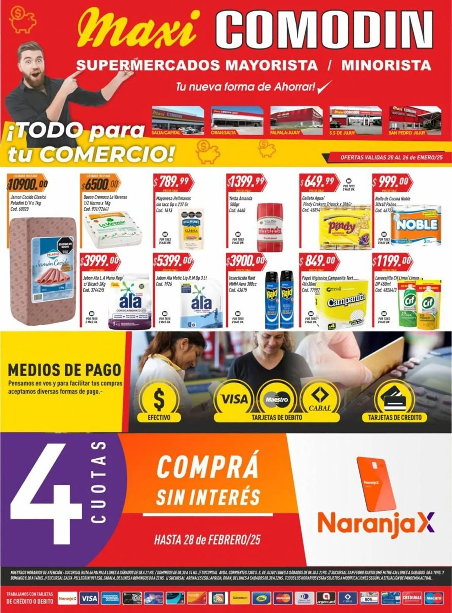 Ofertas de Catálogo Supermercados Comodin 23 de enero al 7 de febrero 2025 - Página 1 del catálogo