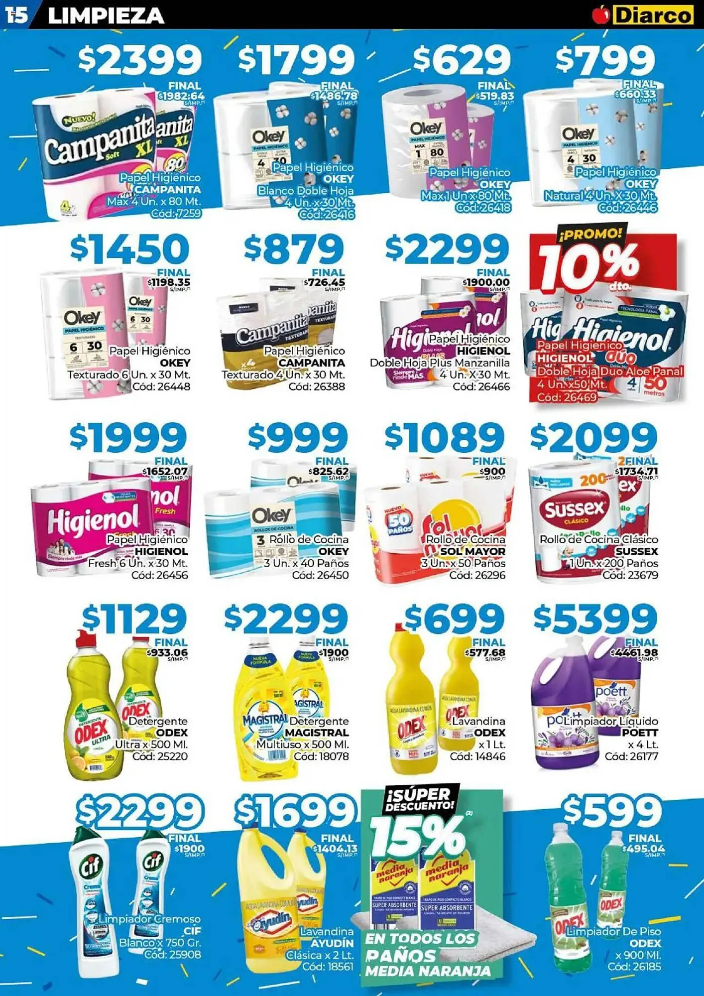 Ofertas de Catálogo Diarco 30 de junio al 6 de julio 2025 - Página 15 del catálogo