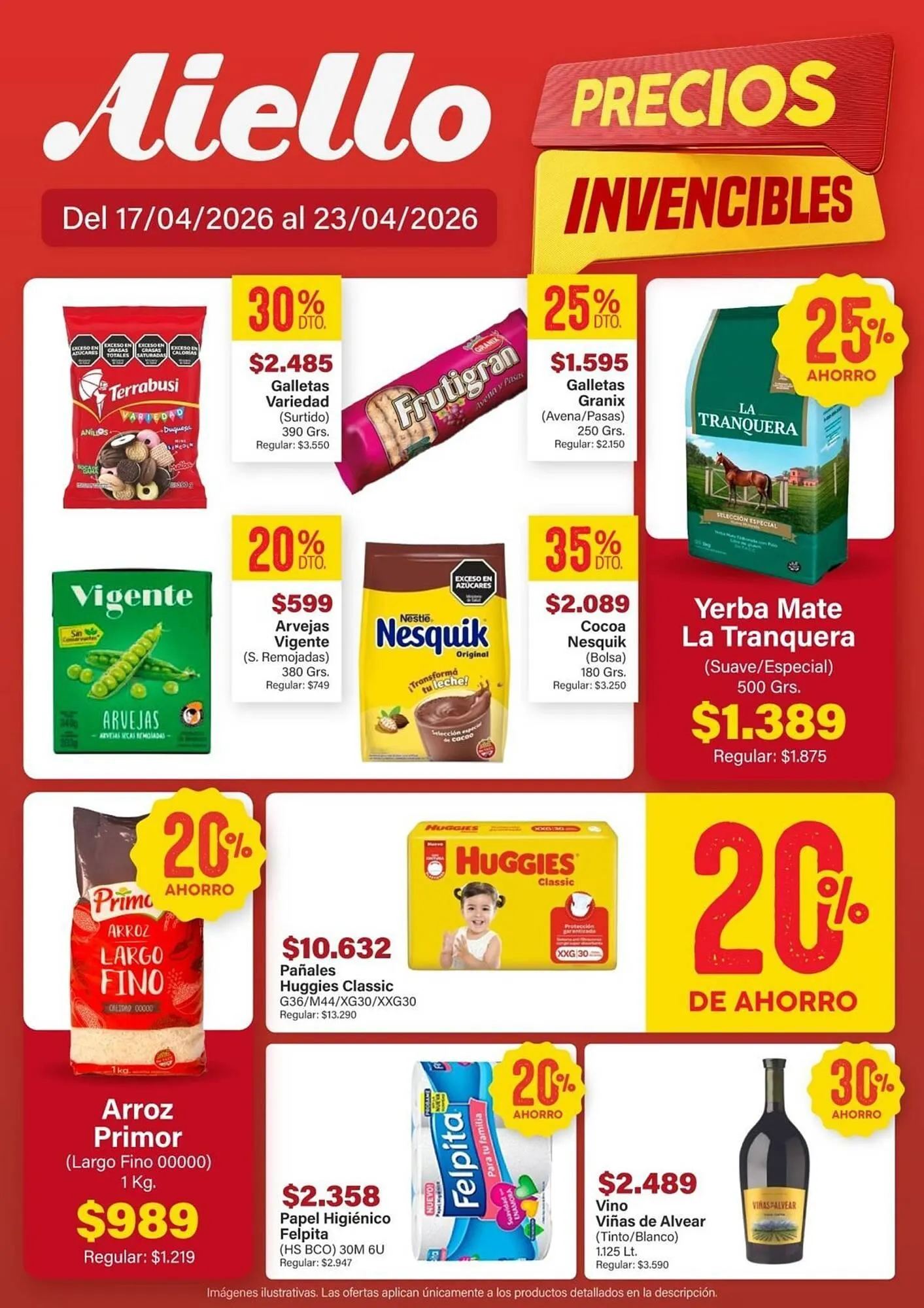 Ofertas de Catálogo Supermercados Aiello 17 de abril al 19 de abril 2026 - Página 2 del catálogo