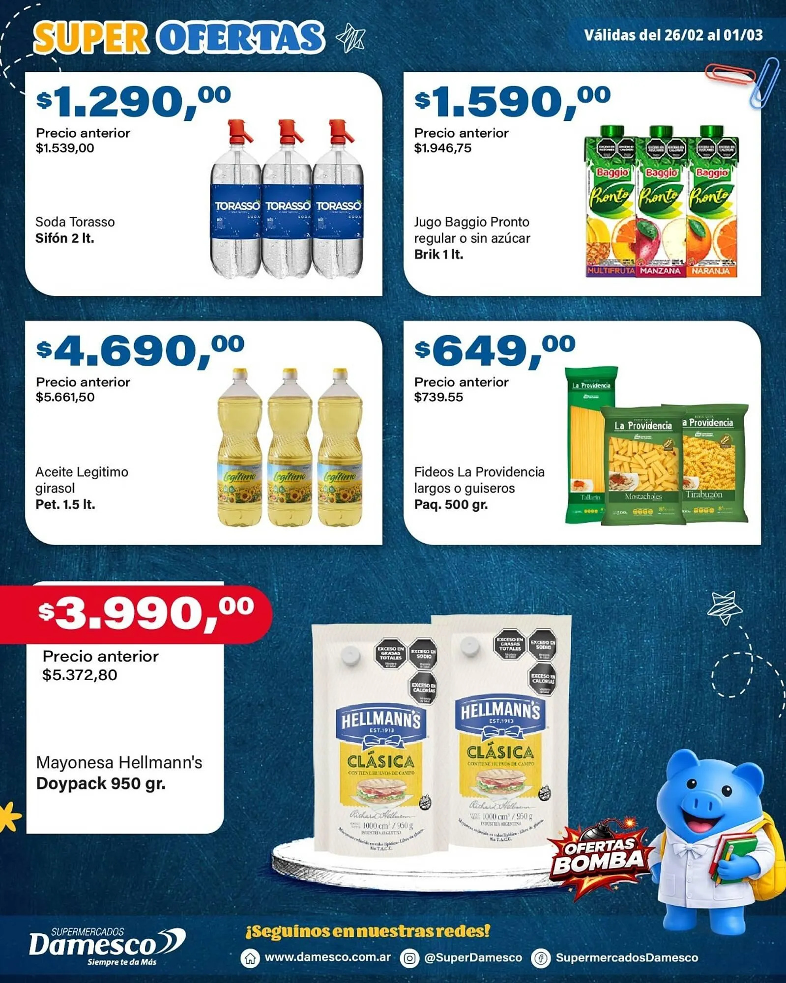 Ofertas de Catálogo Supermercados Damesco 26 de febrero al 1 de marzo 2026 - Página 3 del catálogo