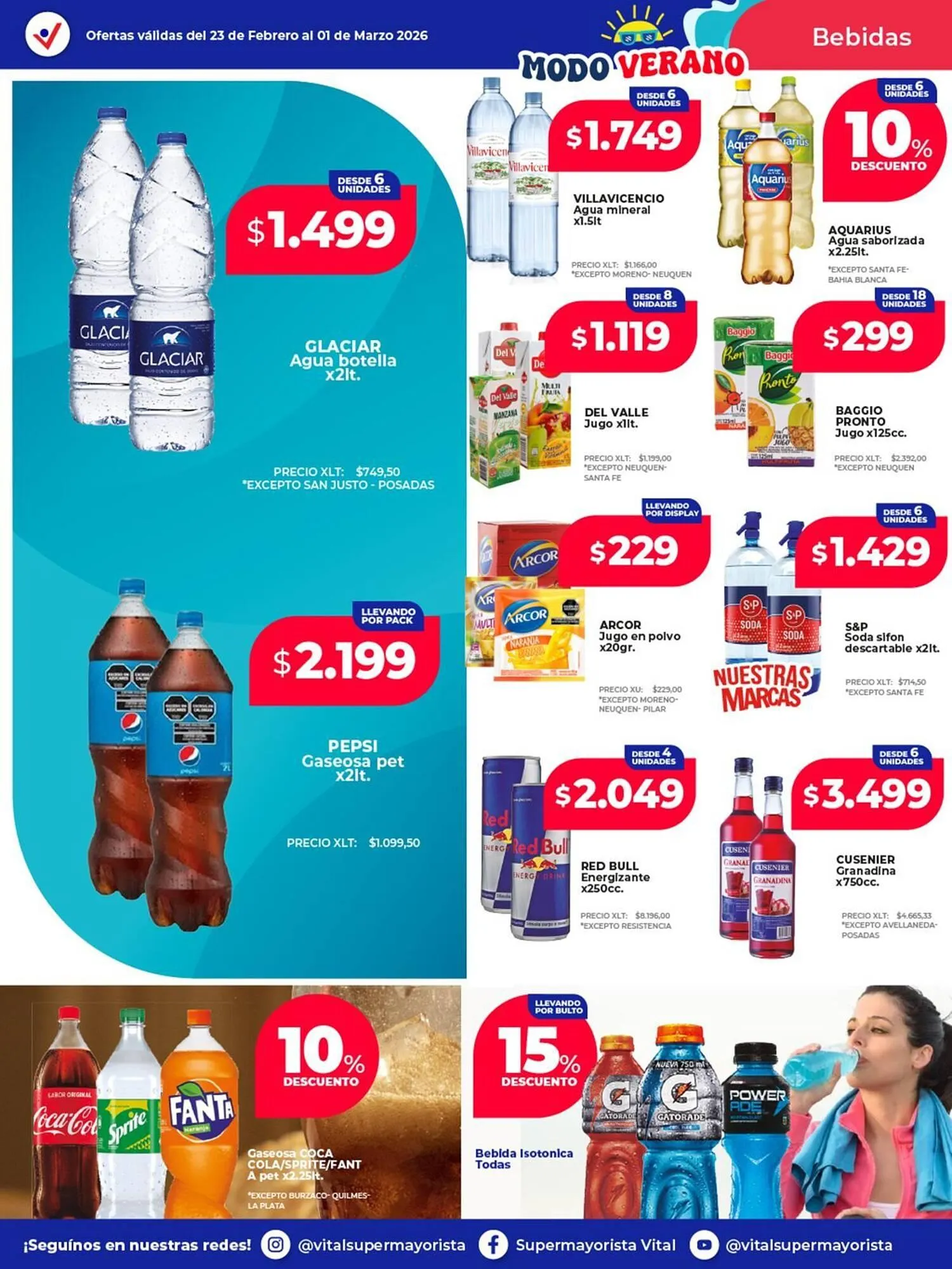 Ofertas de Catálogo Supermayorista Vital 23 de febrero al 1 de marzo 2026 - Página 14 del catálogo