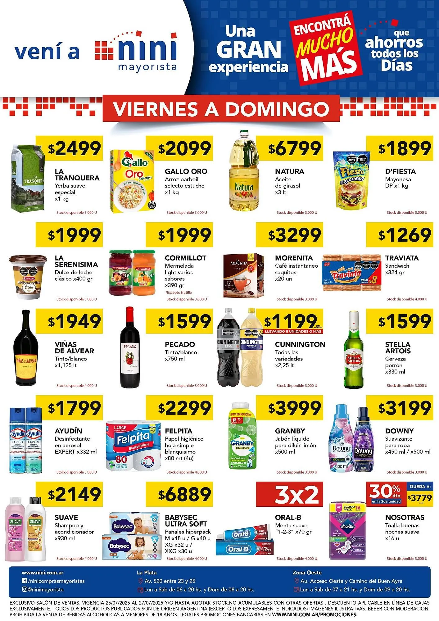 Ofertas de Catálogo Nini Mayorista 25 de julio al 27 de julio 2025 - Página 1 del catálogo