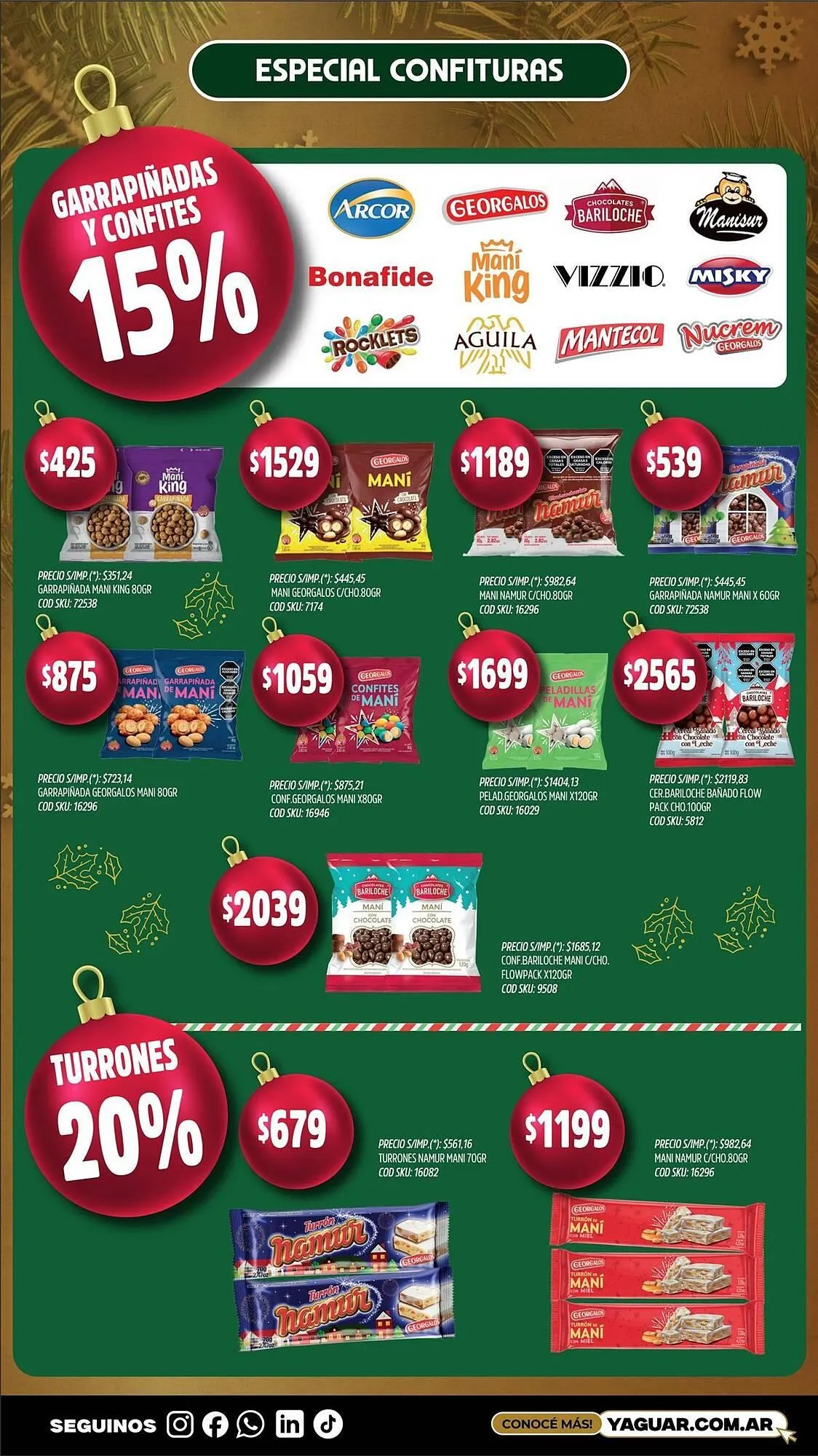 Ofertas de Catálogo Supermercados Yaguar 8 de diciembre al 14 de diciembre 2025 - Página 9 del catálogo