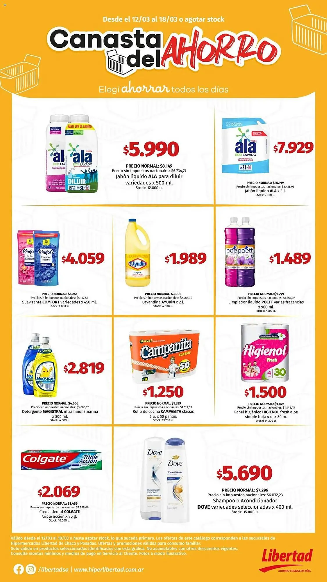 Ofertas de Catálogo Hipermercado Libertad 12 de marzo al 18 de marzo 2026 - Página 6 del catálogo