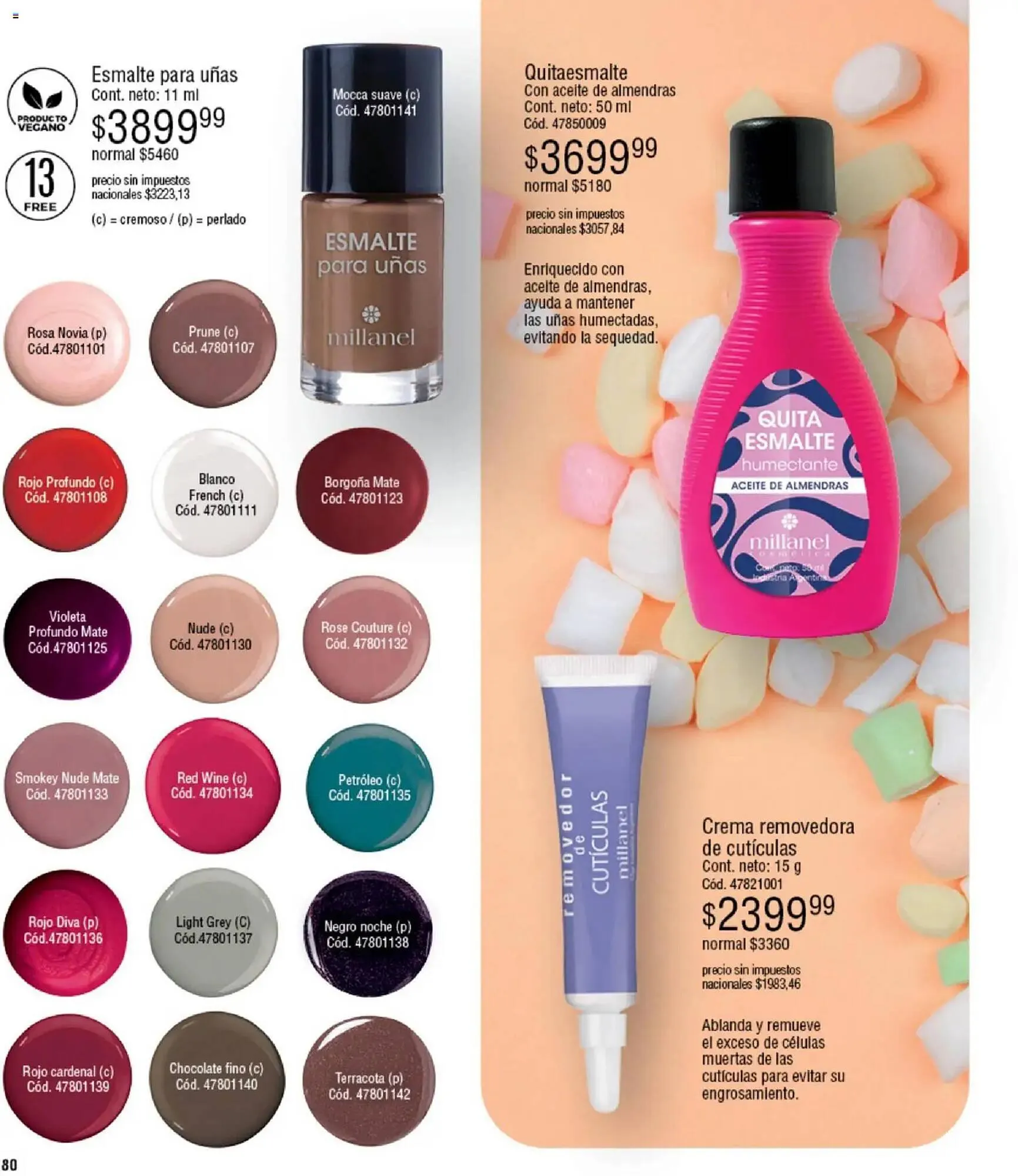 Ofertas de Catálogo Millanel Cosmética 2 de febrero al 2 de marzo 2026 - Página 80 del catálogo